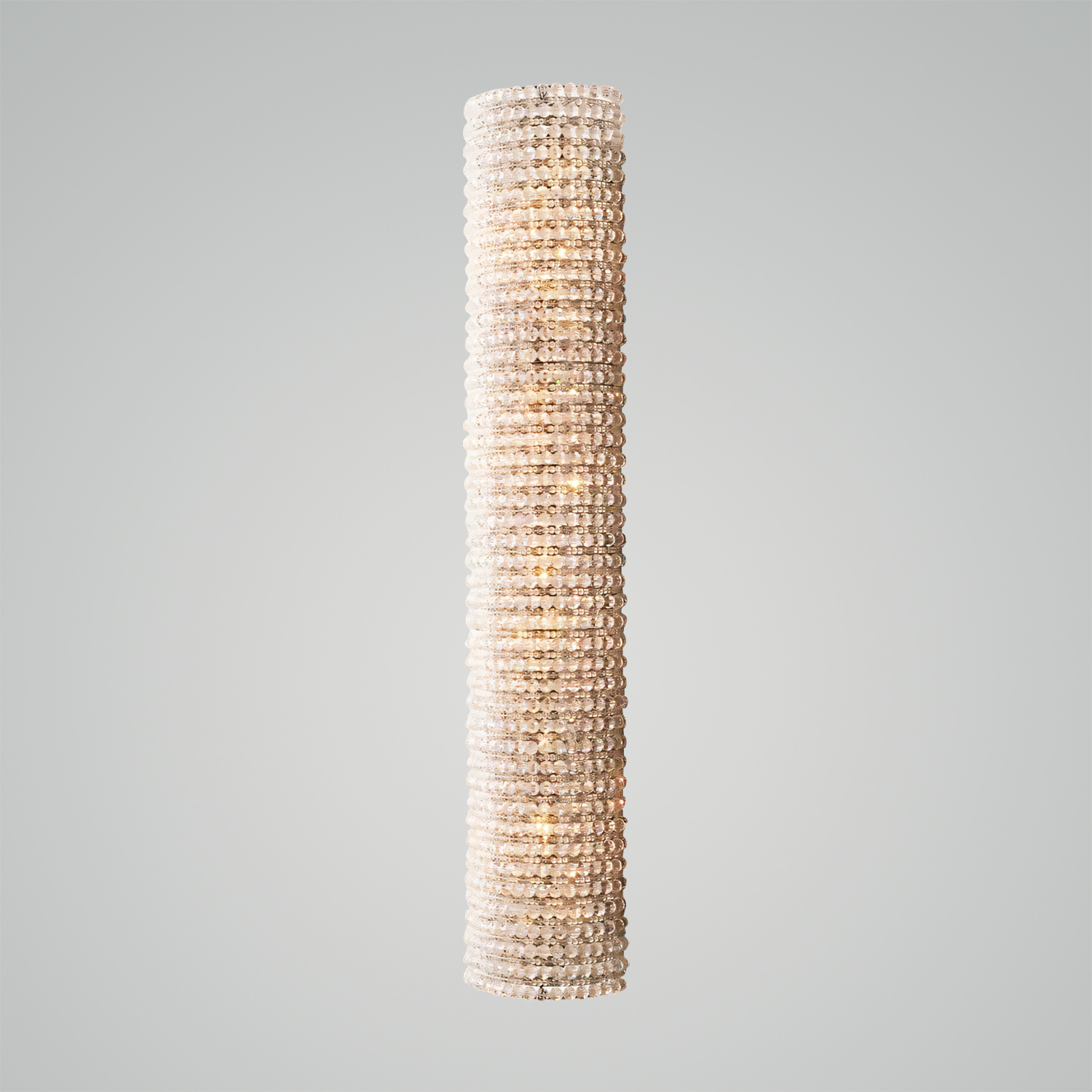 Crystal Halo Clear Glass Sconce