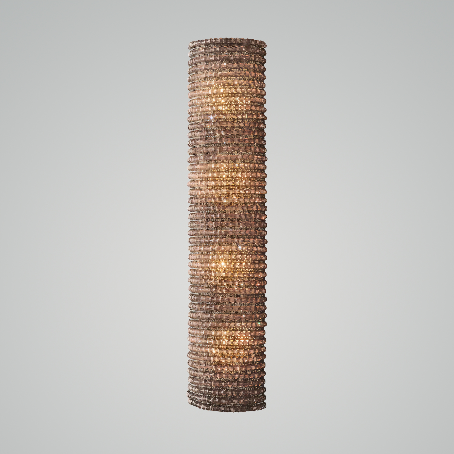 Crystal Halo Clear Glass Sconce