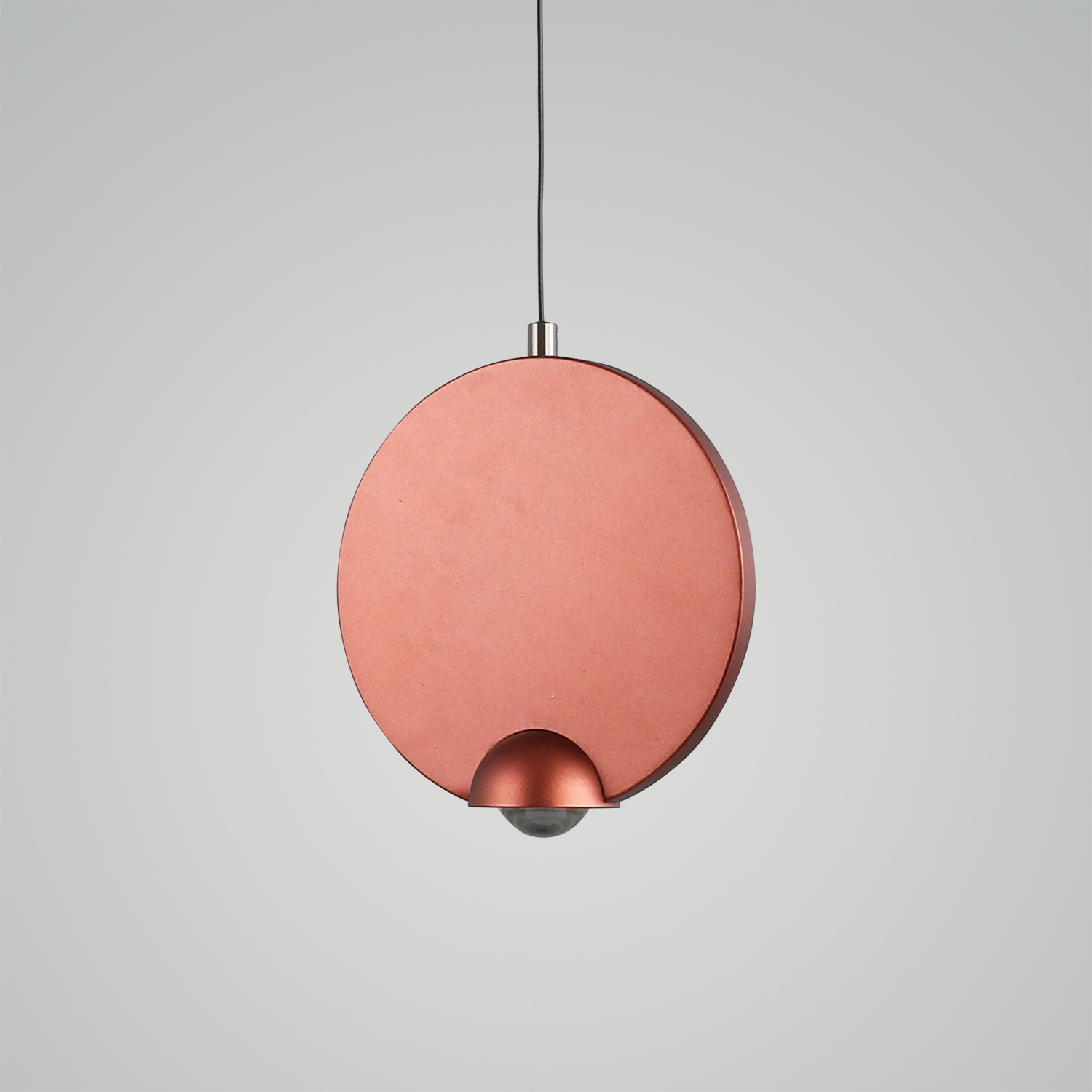Disc-Shaped Pendant Light