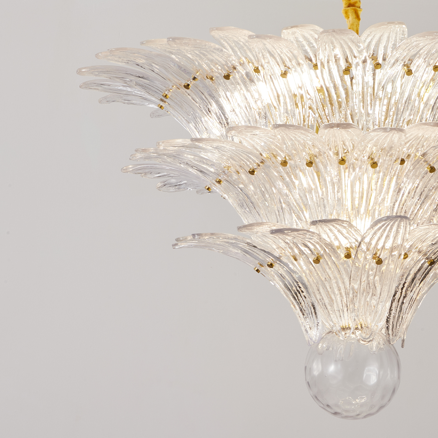 Fantastic Murano Palmette Chandelier