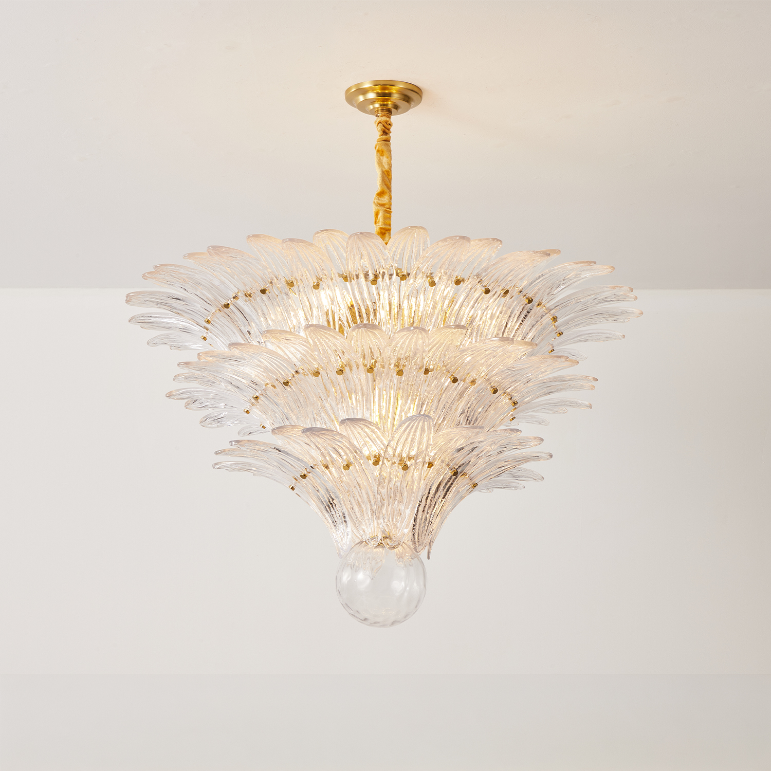 Fantastic Murano Palmette Chandelier