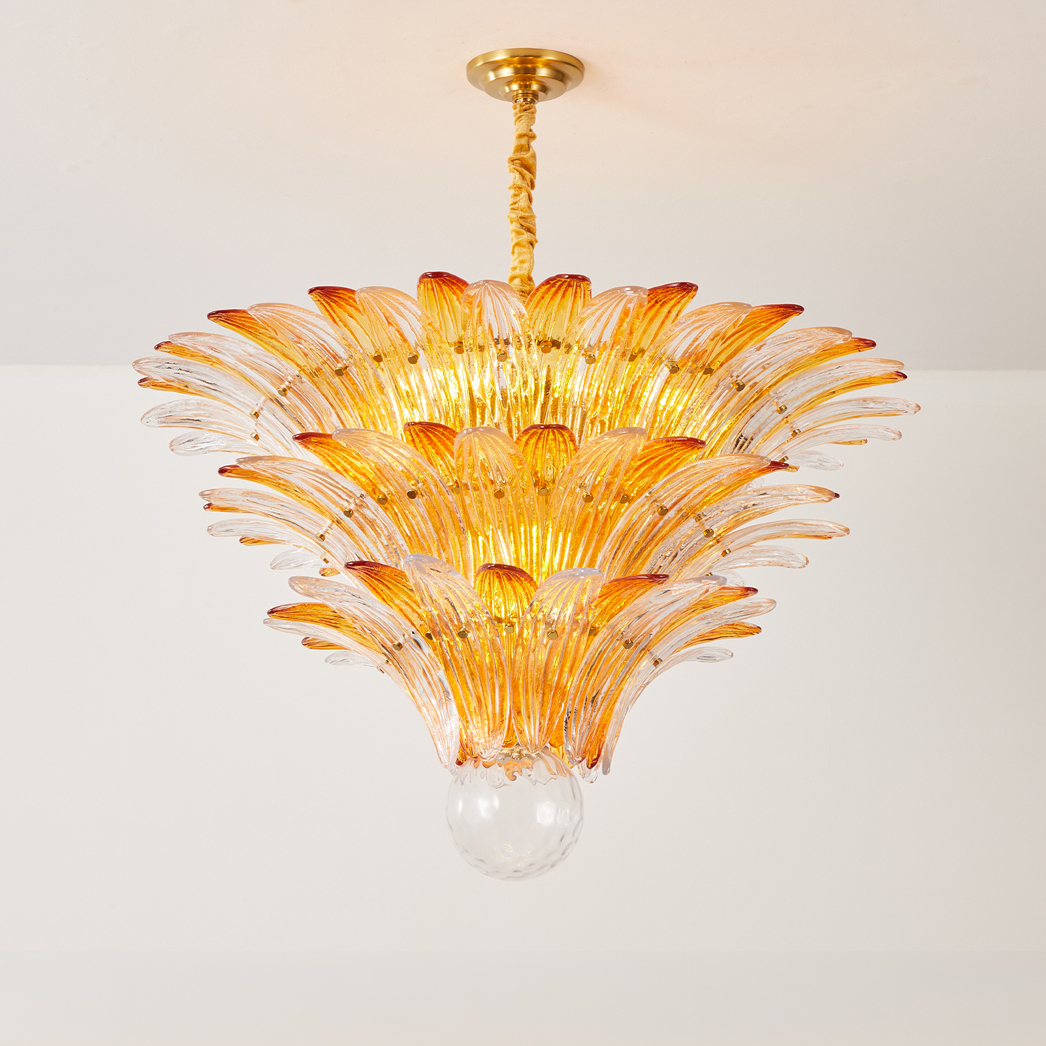 Fantastic Murano Palmette Chandelier