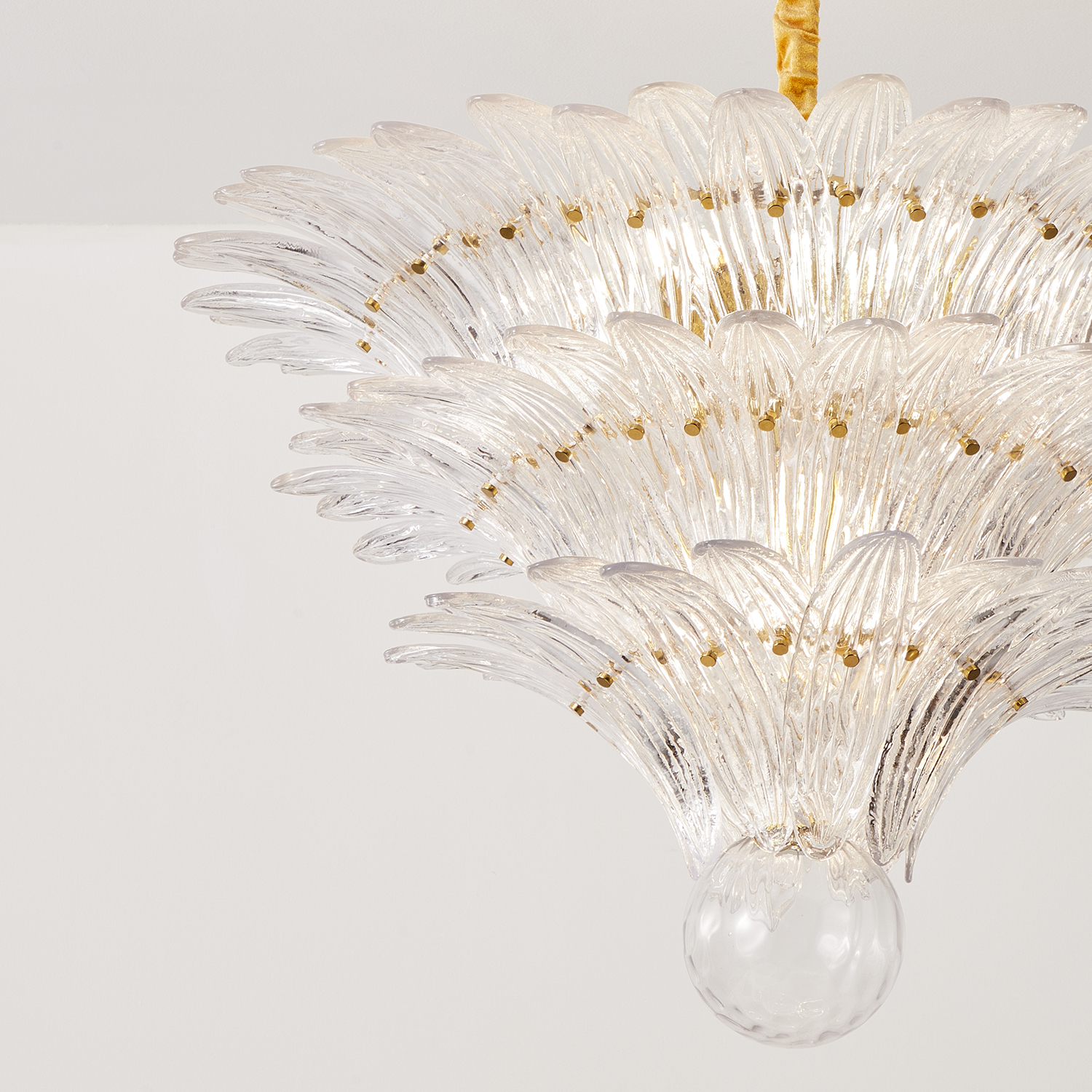 Fantastic Murano Palmette Chandelier