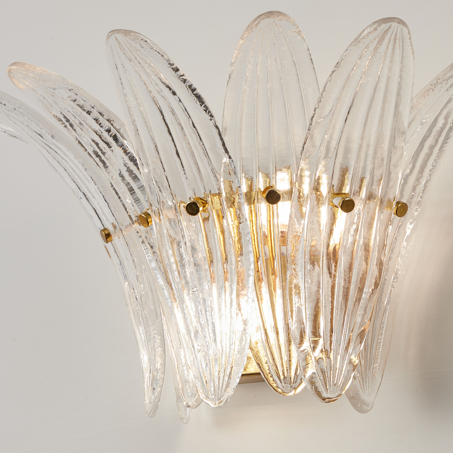 Fantastic Murano Palmette Sconces