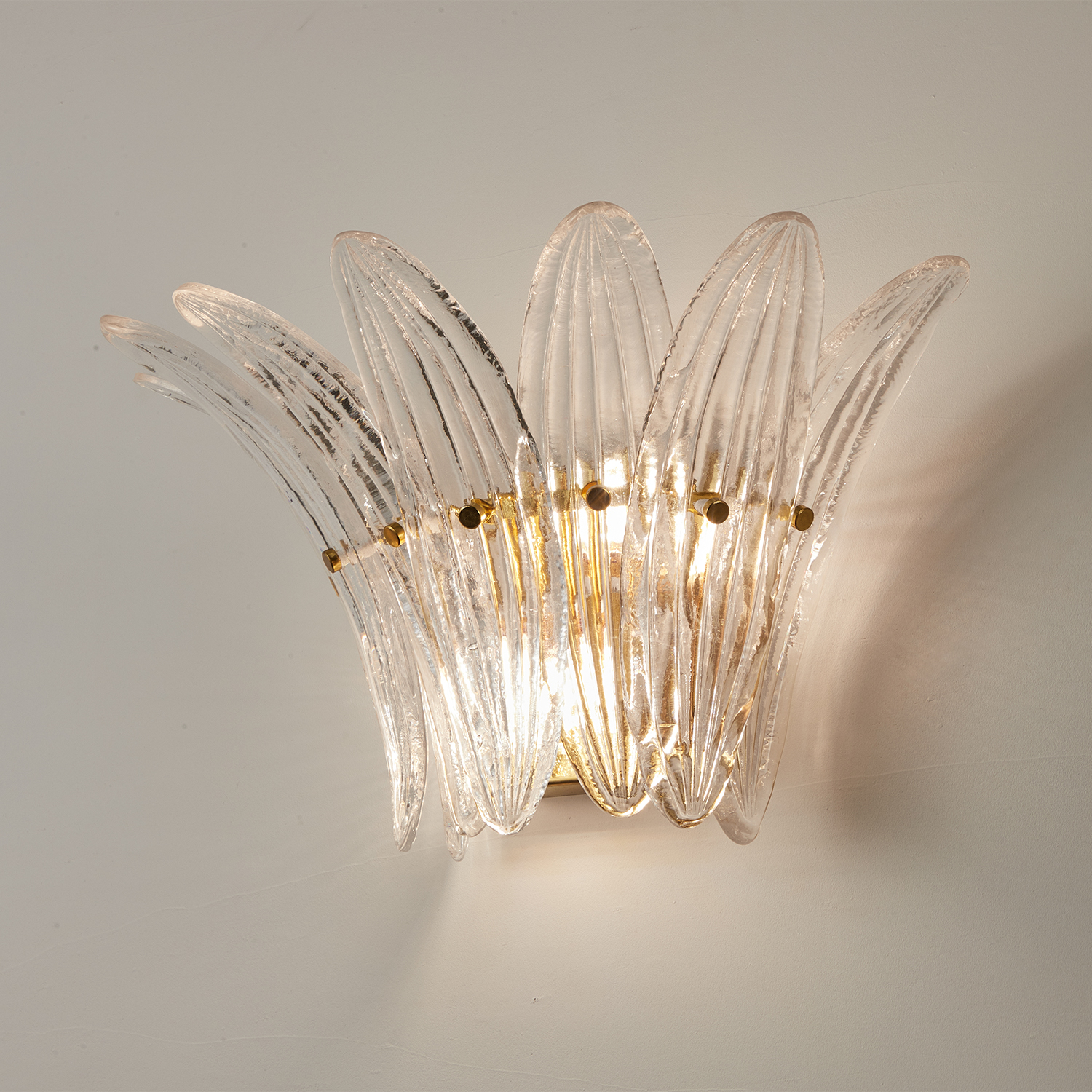 Fantastic Murano Palmette Sconces