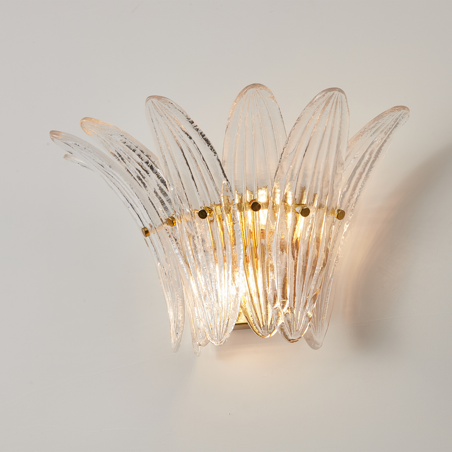 Fantastic Murano Palmette Sconces