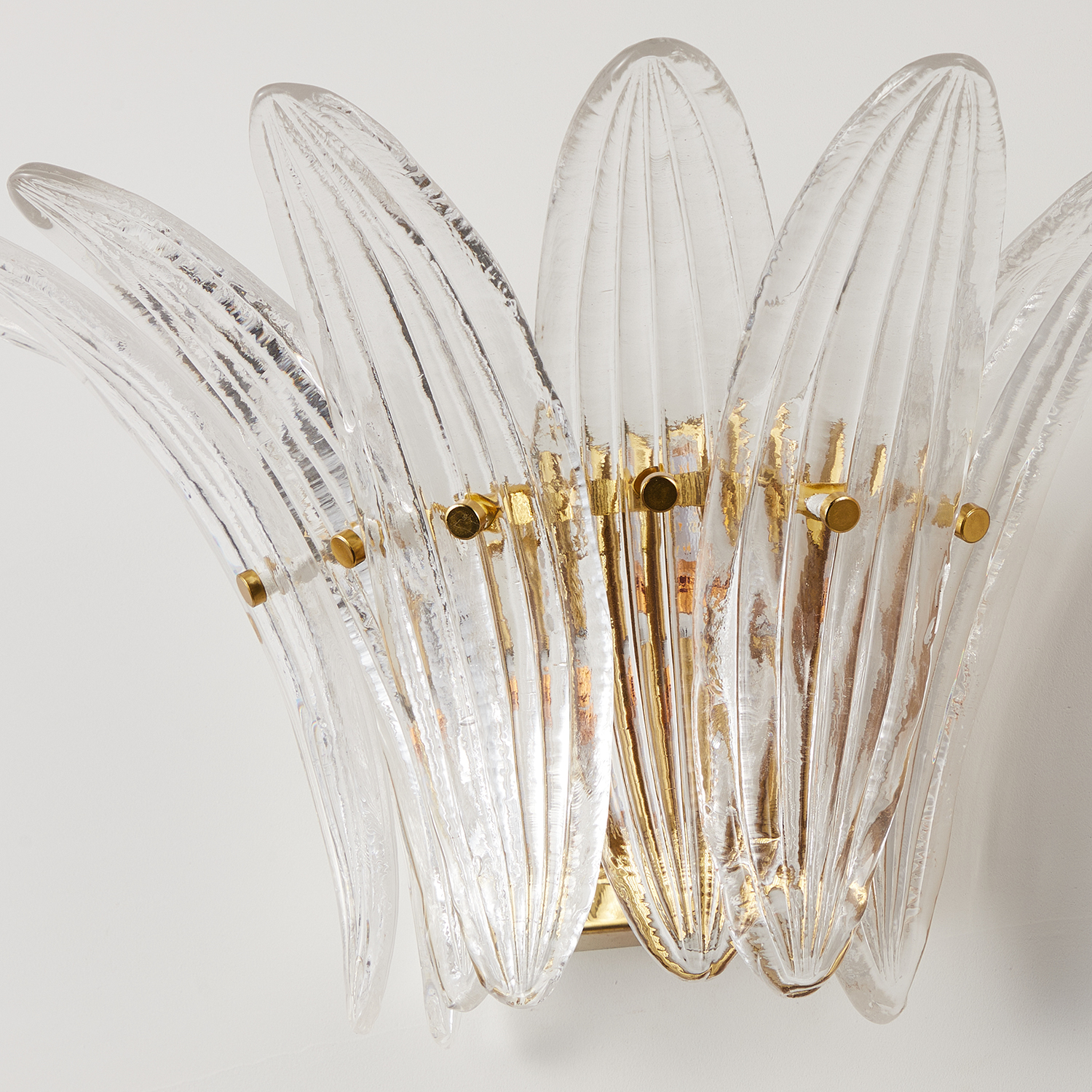Fantastic Murano Palmette Sconces