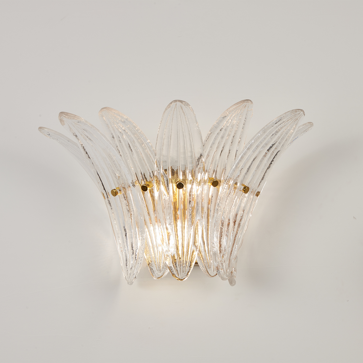 Fantastic Murano Palmette Sconces