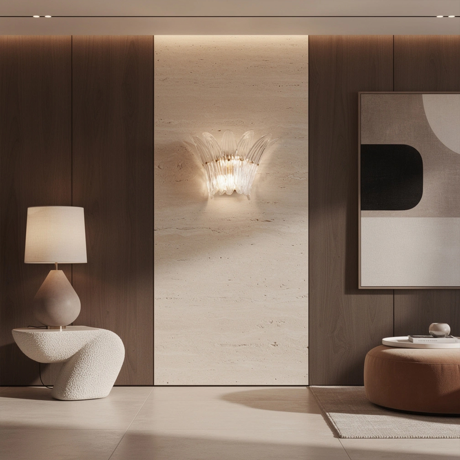 Fantastic Murano Palmette Sconces