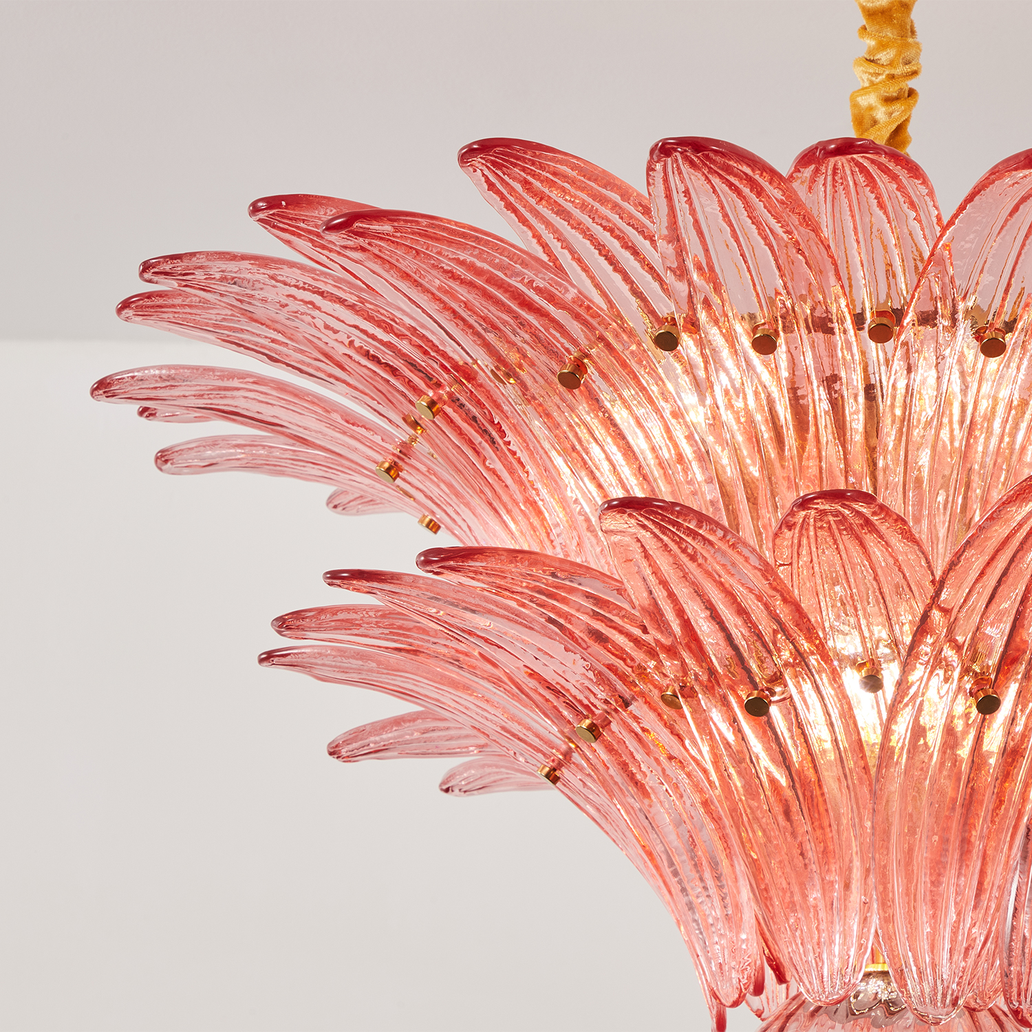Fantastic Small Murano Palmette Chandelier