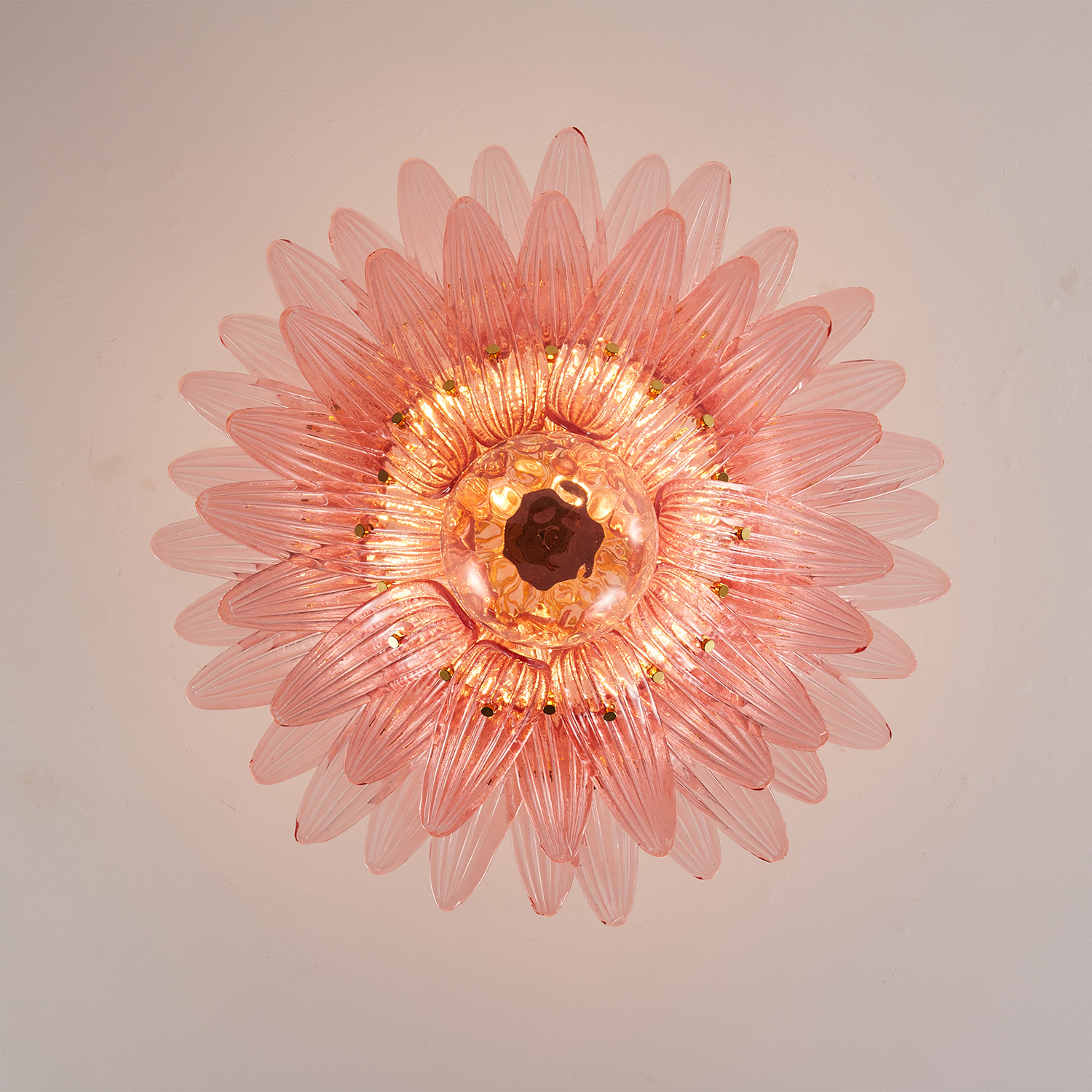 Fantastic Small Murano Palmette Chandelier