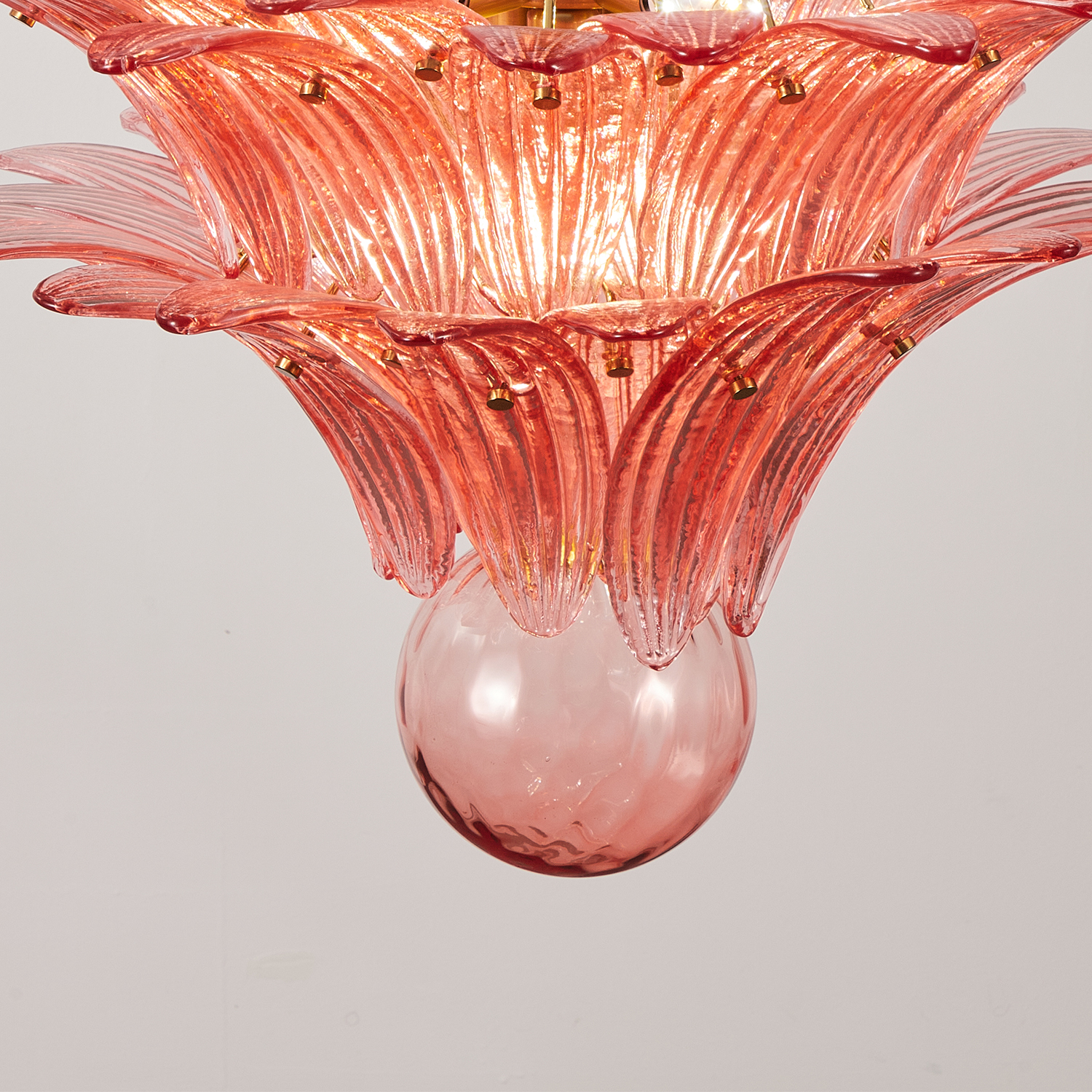 Fantastic Small Murano Palmette Chandelier