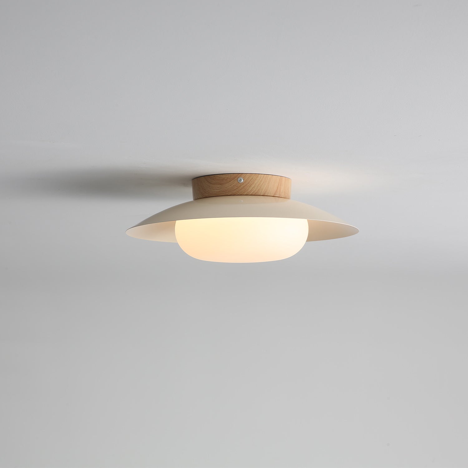 French Acrylic Round Ceiling Light