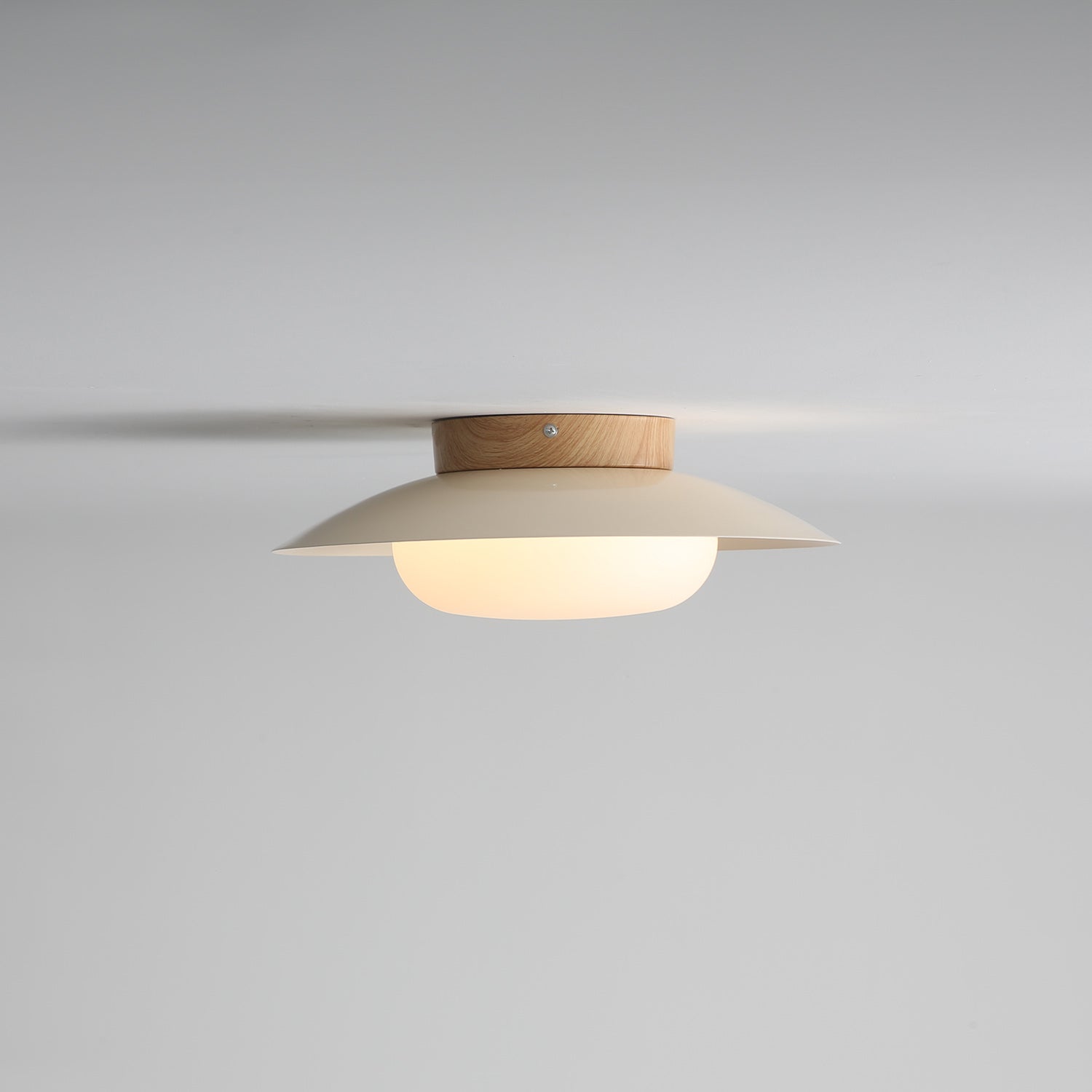 French Acrylic Round Ceiling Light