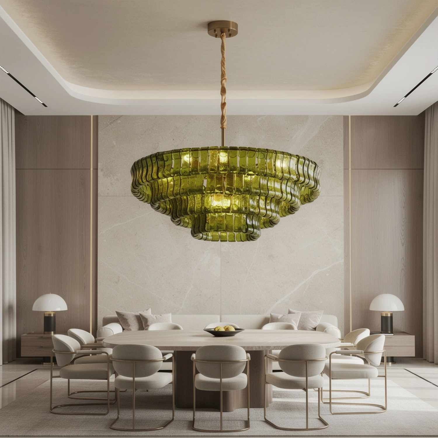 Ghiaccio Round Chandelier