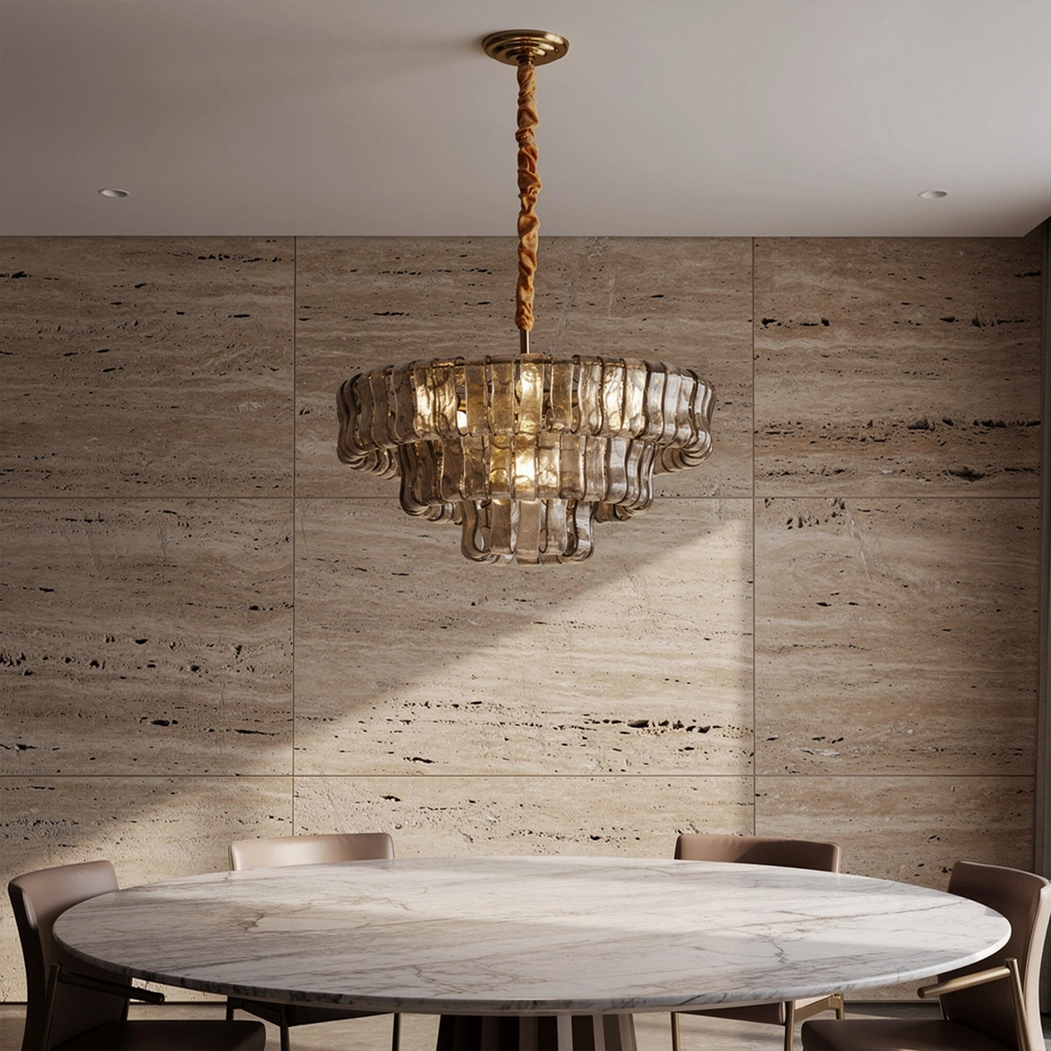 Ghiaccio Round Chandelier