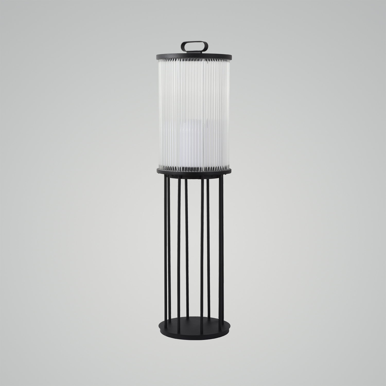 Glass Cage Garden Solar Outdoor Floor Light