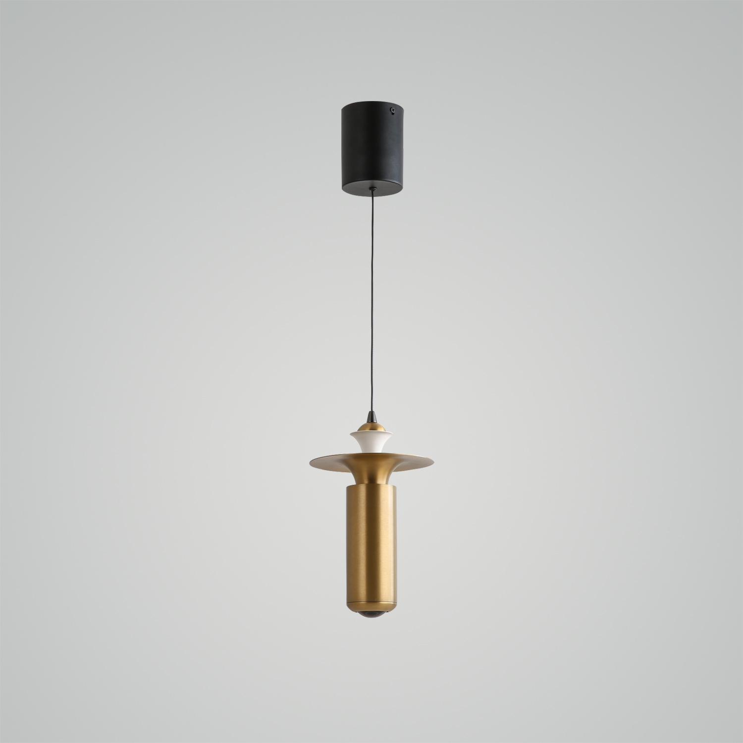 Golden Halo Bedside Pendant Light