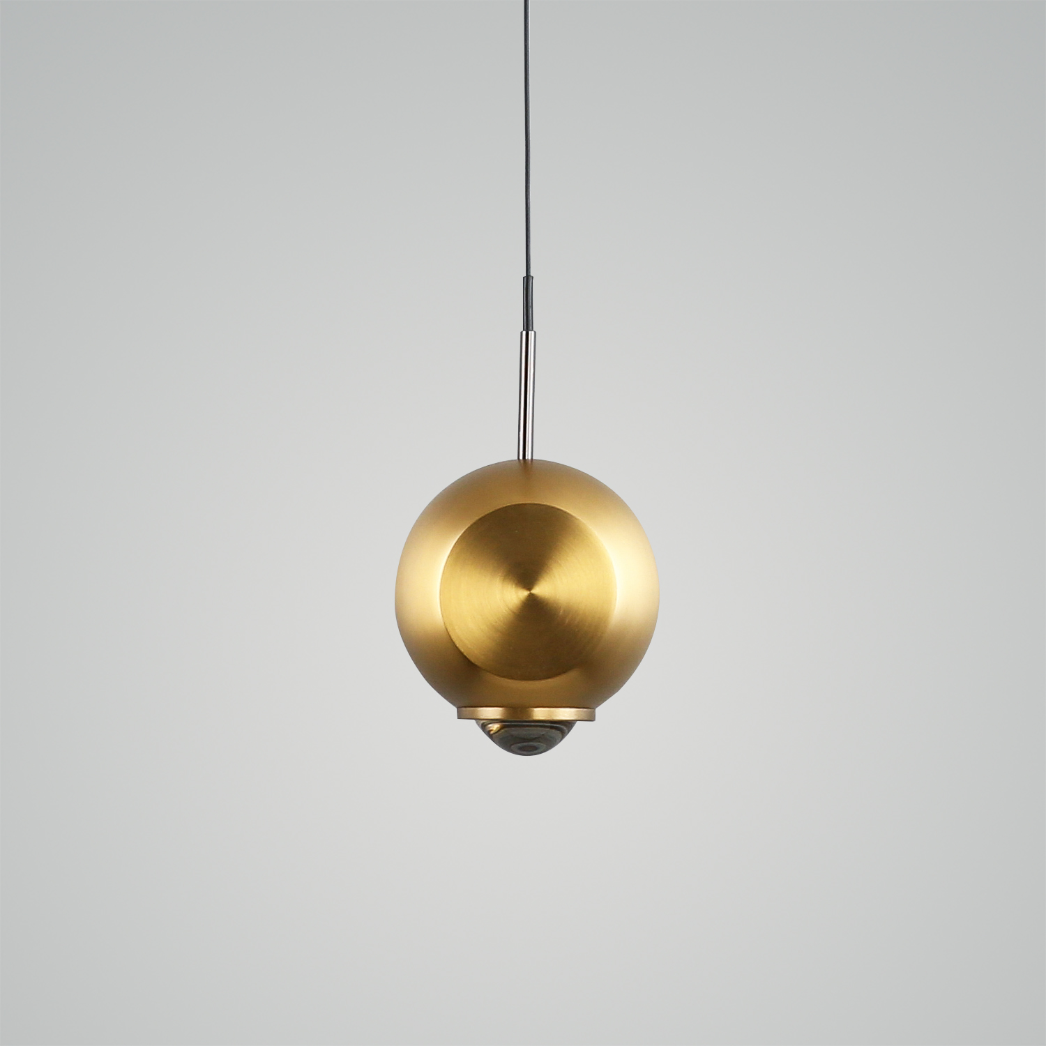 Golden Sphere Pendant Light