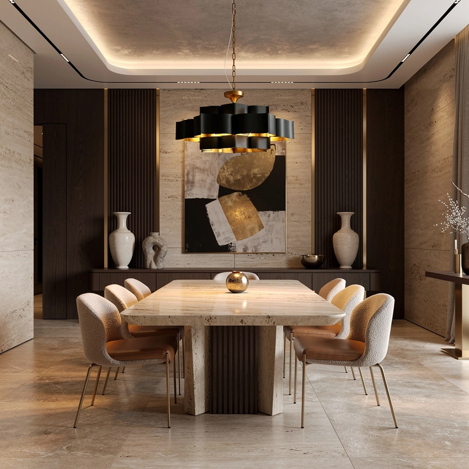 Grand Lotus Large Chandelier