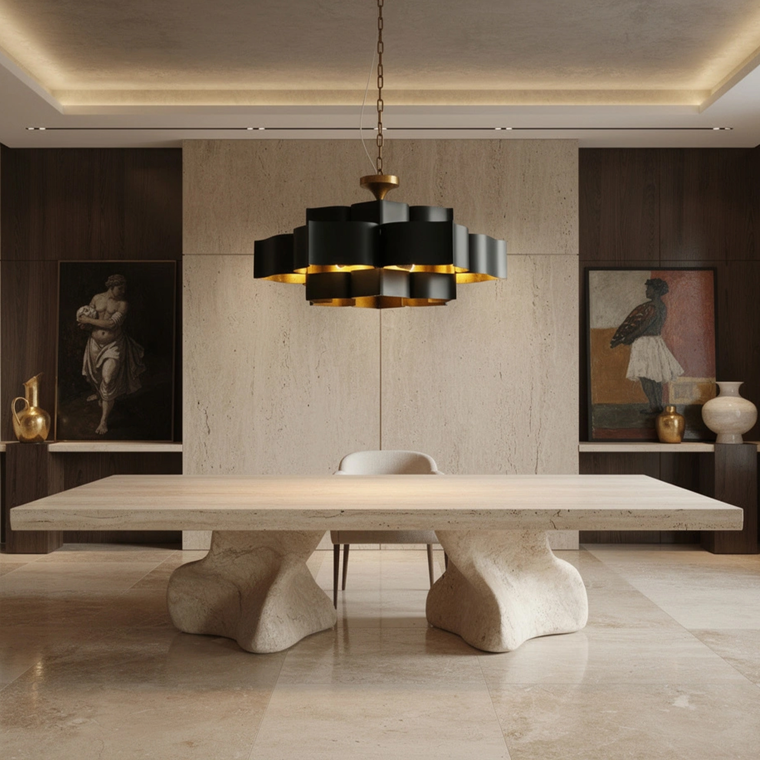 Grand Lotus Large Chandelier
