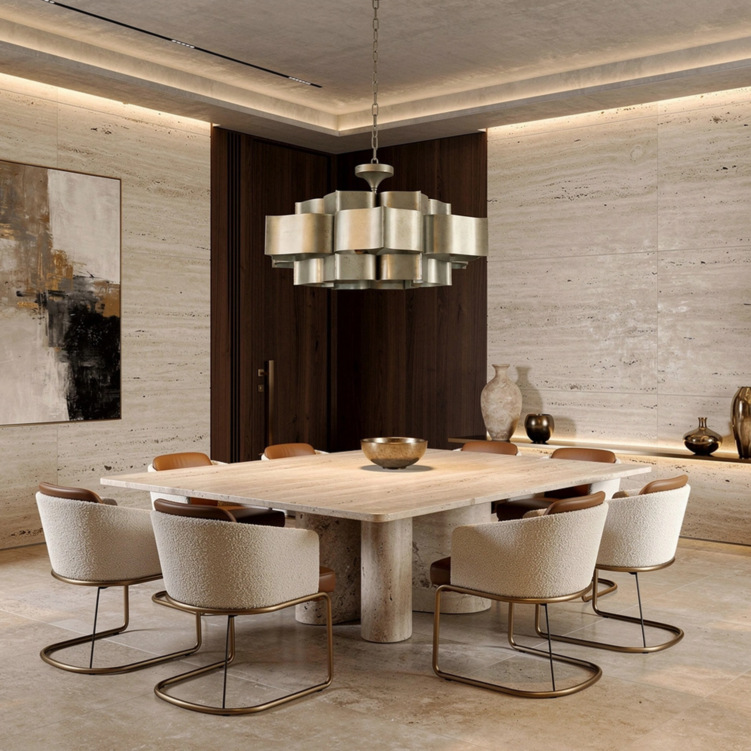 Grand Lotus Large Chandelier