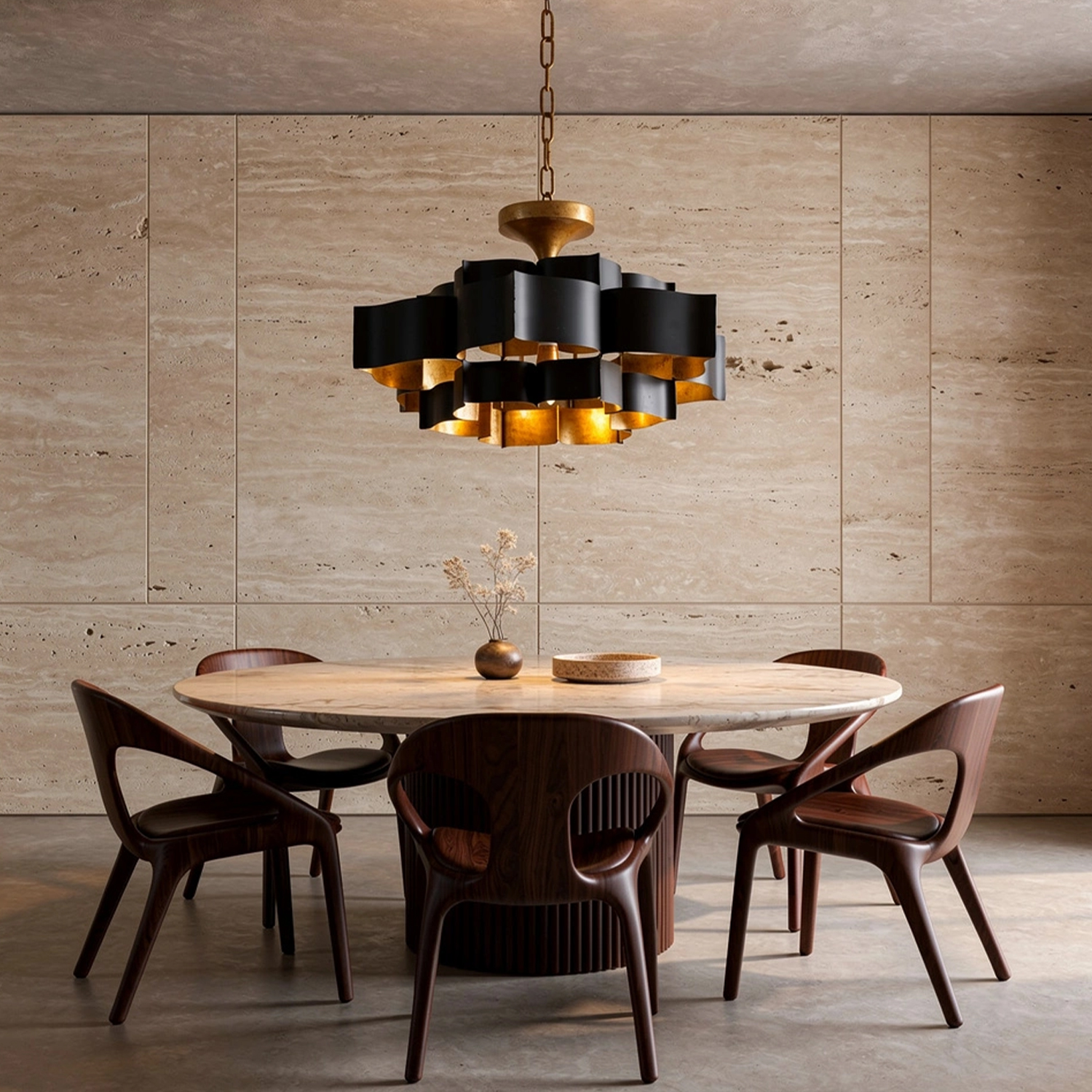 Grand Lotus Small Chandelier