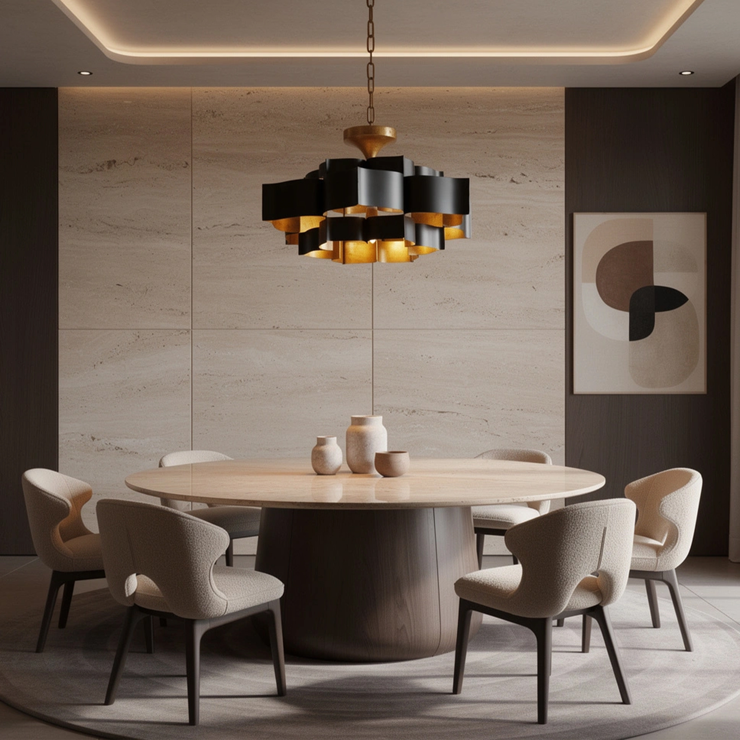 Grand Lotus Small Chandelier