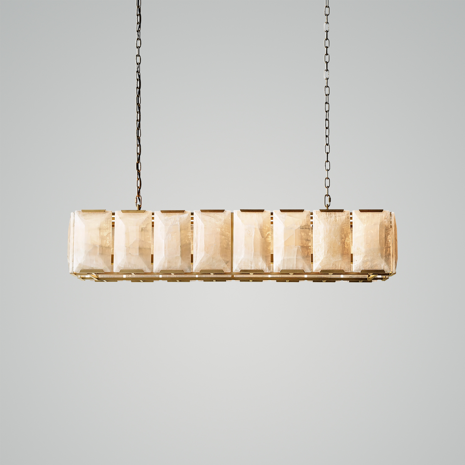未上传 Harlow Calcite Rectangular Chandelier