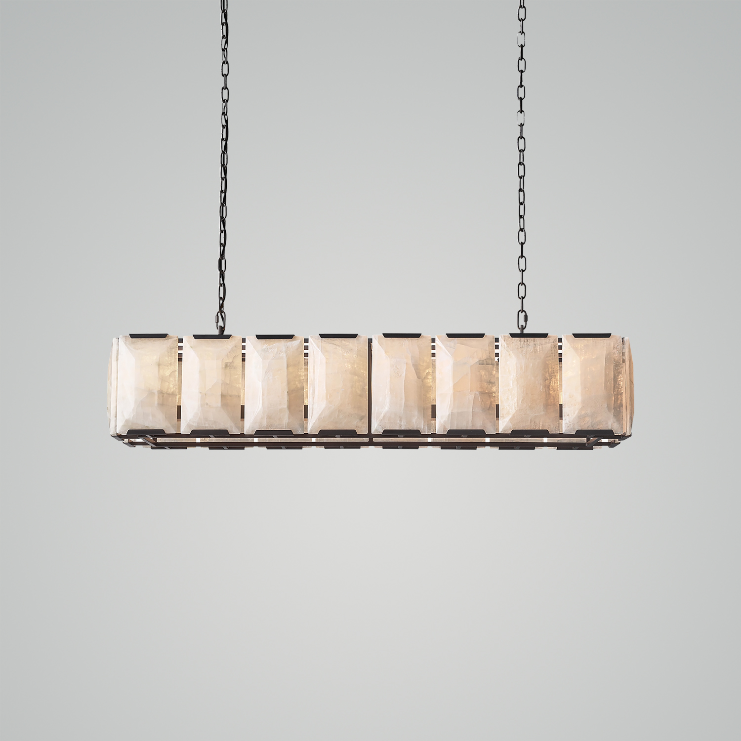 未上传 Harlow Calcite Rectangular Chandelier
