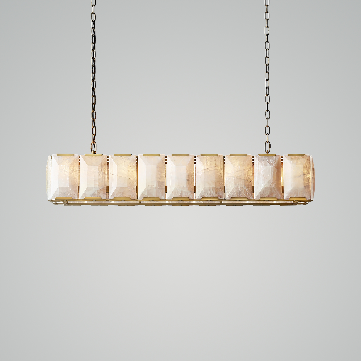 未上传 Harlow Calcite Rectangular Chandelier