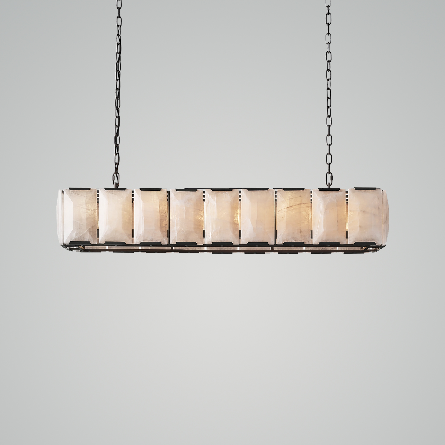 未上传 Harlow Calcite Rectangular Chandelier