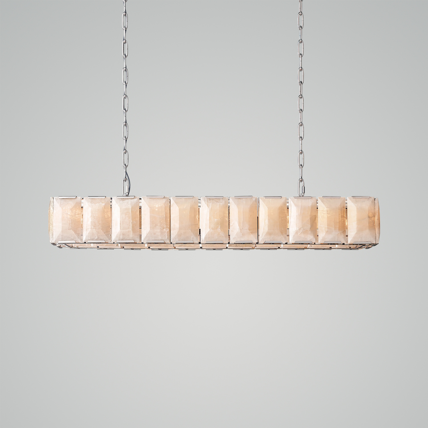 未上传 Harlow Calcite Rectangular Chandelier