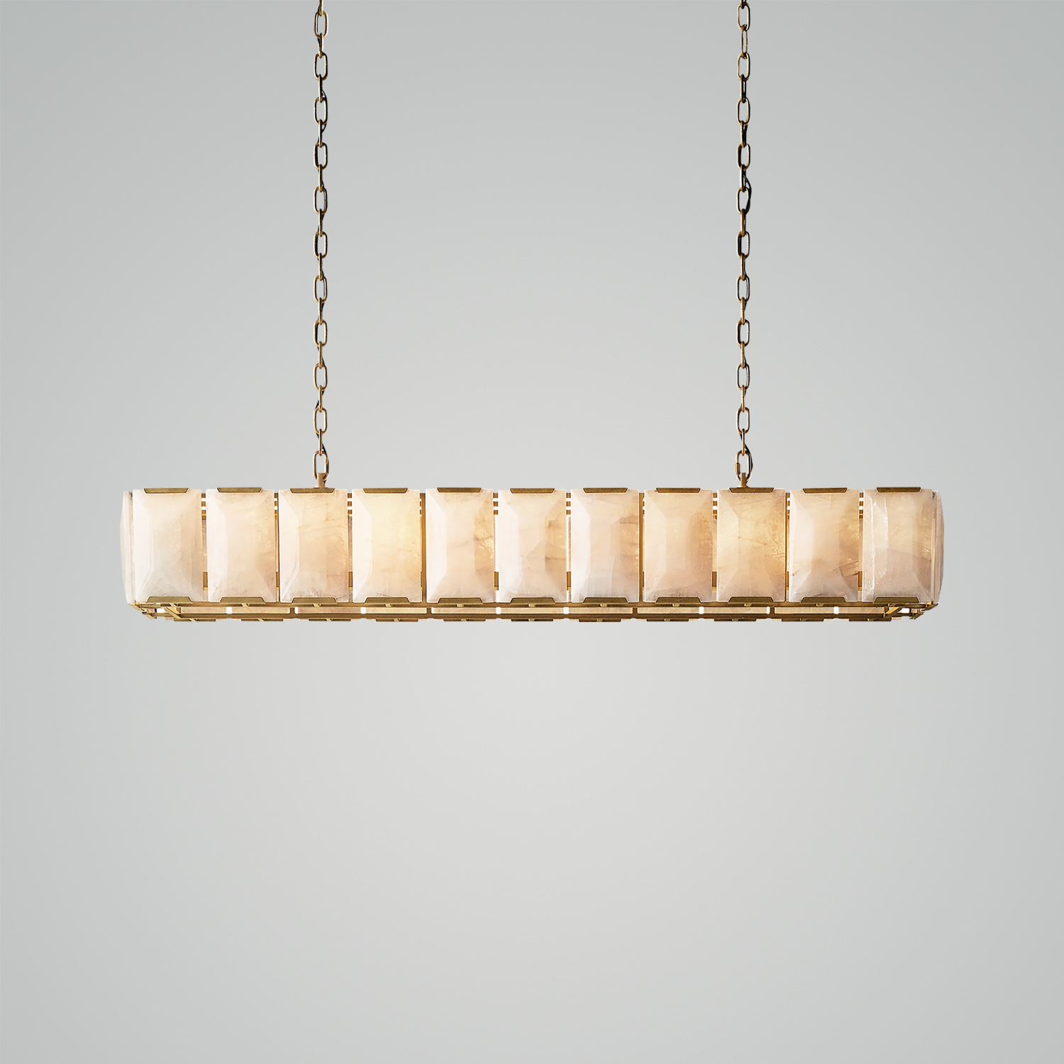 未上传 Harlow Calcite Rectangular Chandelier