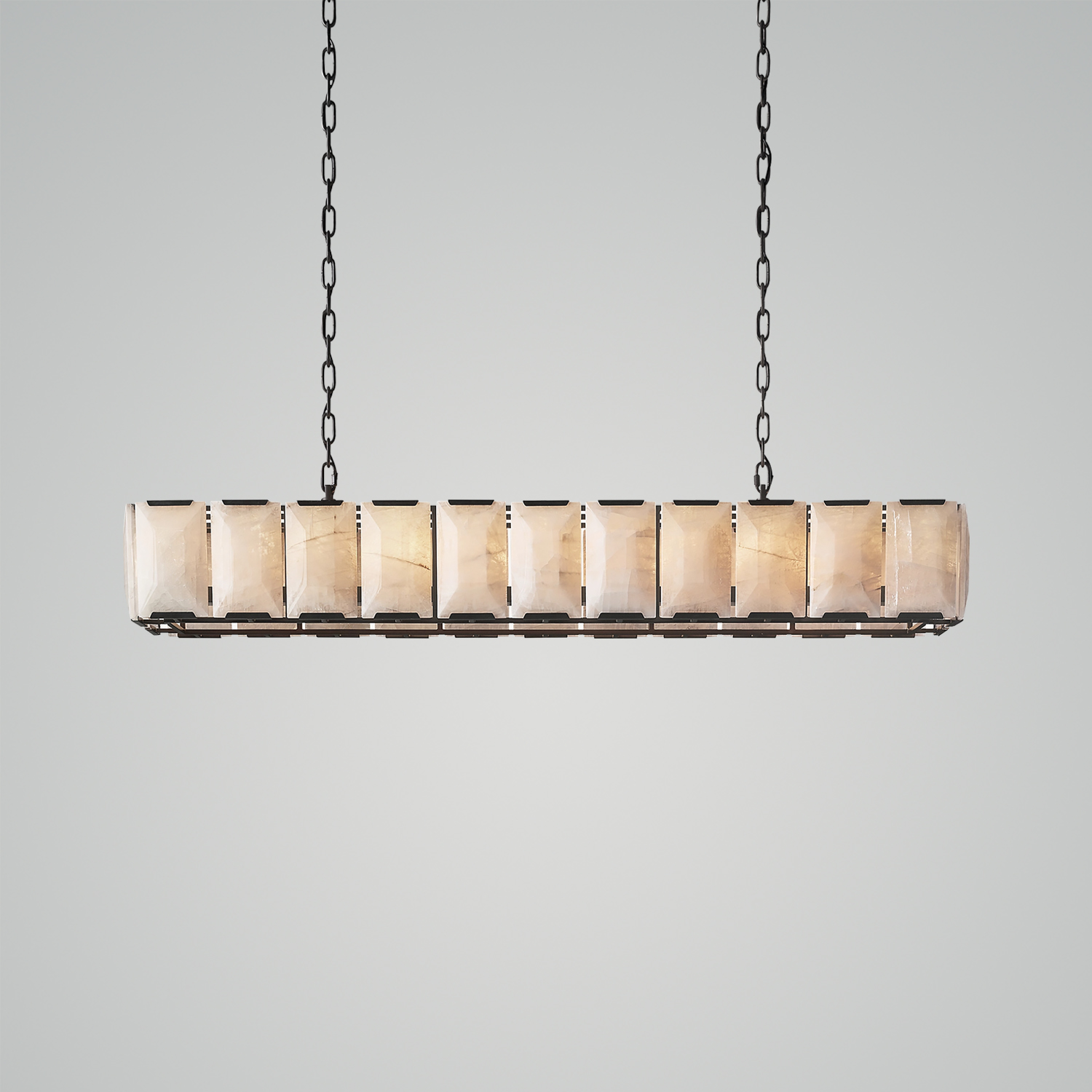 未上传 Harlow Calcite Rectangular Chandelier
