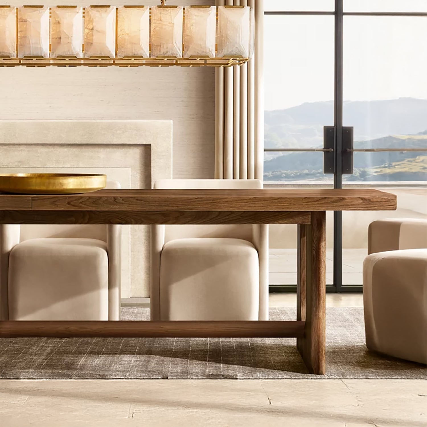 未上传 Harlow Calcite Rectangular Chandelier