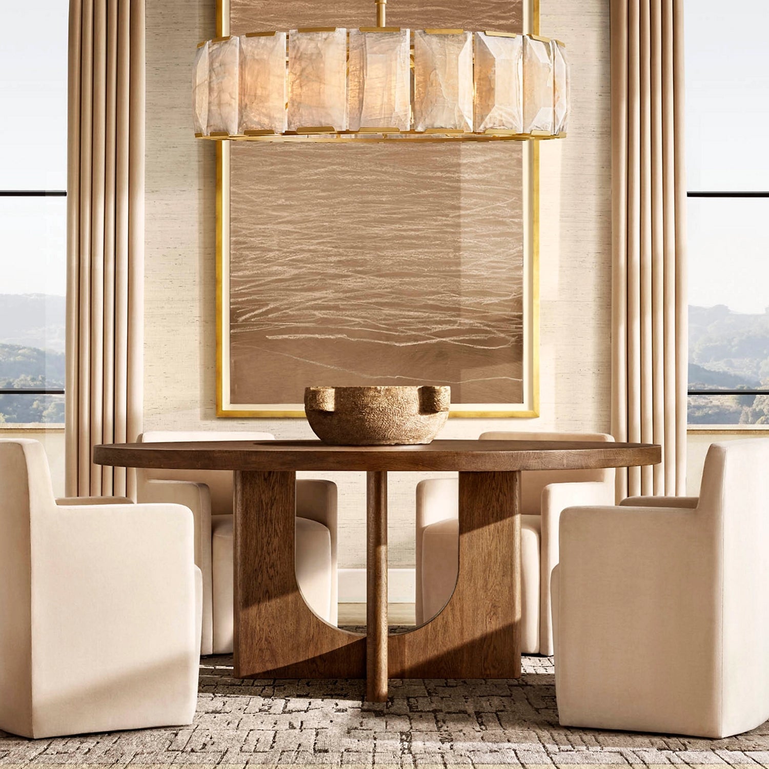 未上传 Harlow Calcite Round Chandelier