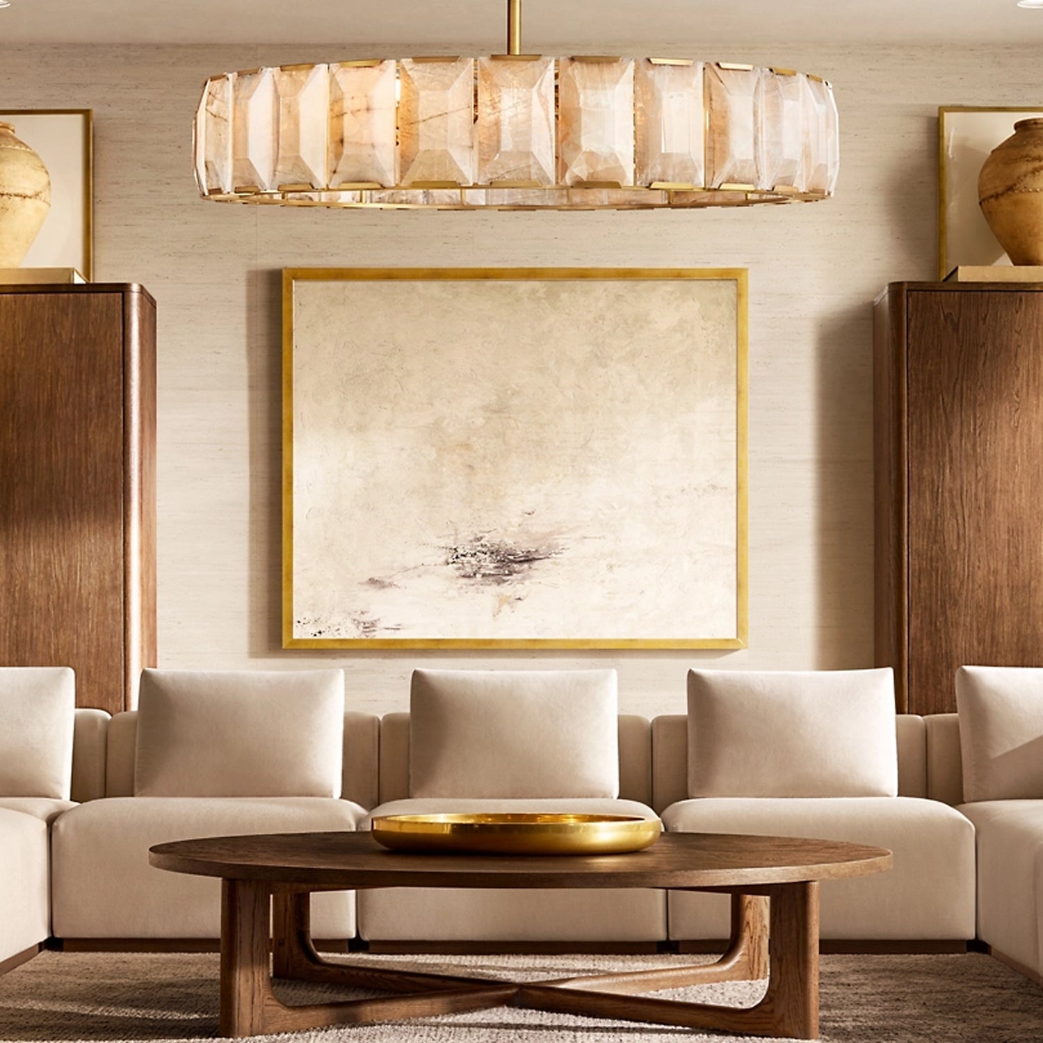 未上传 Harlow Calcite Round Chandelier