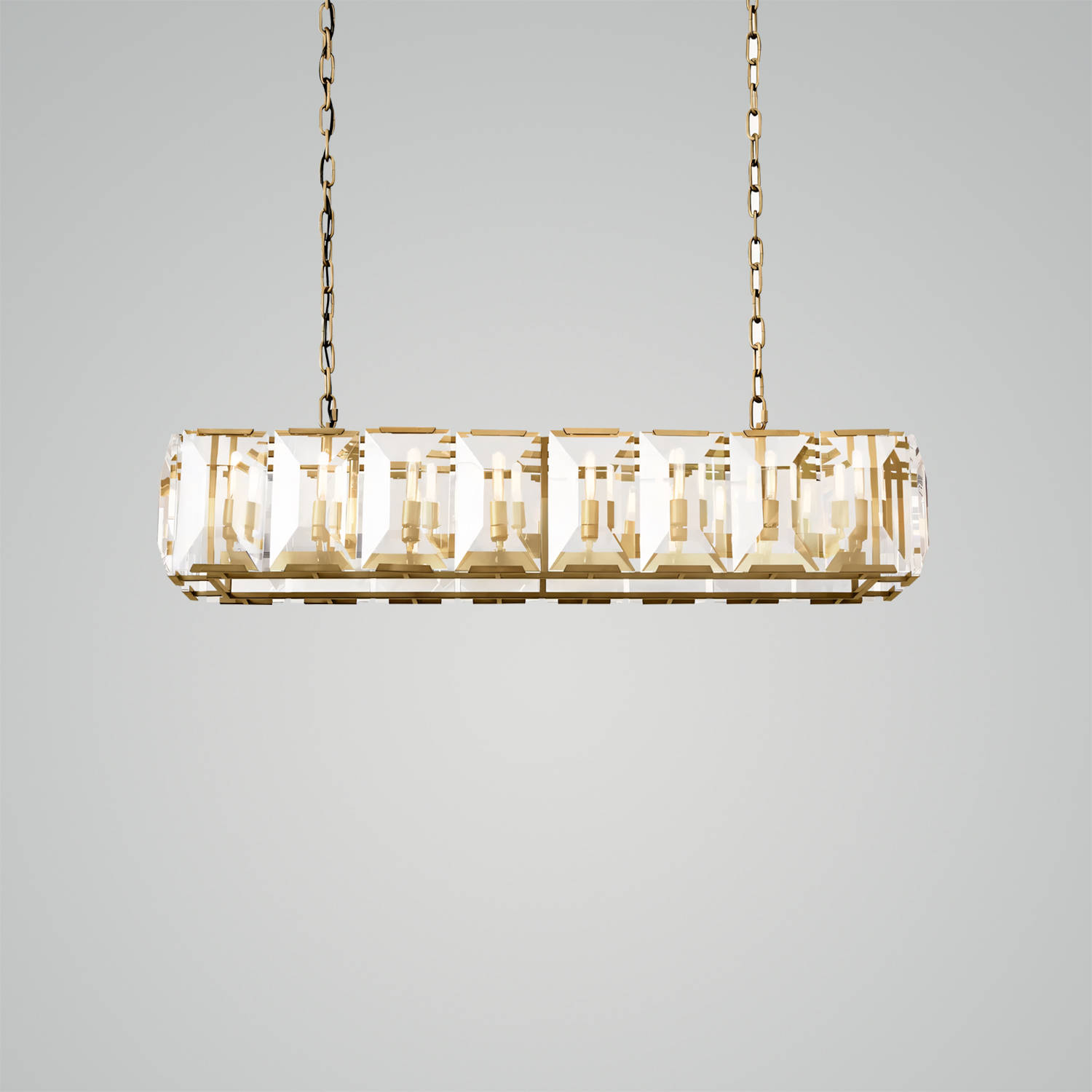 Harlow Crystal Rectangular Chandelier