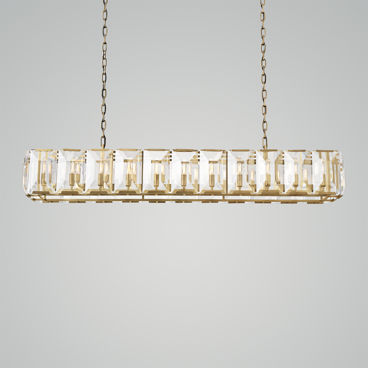 Harlow Crystal Rectangular Chandelier