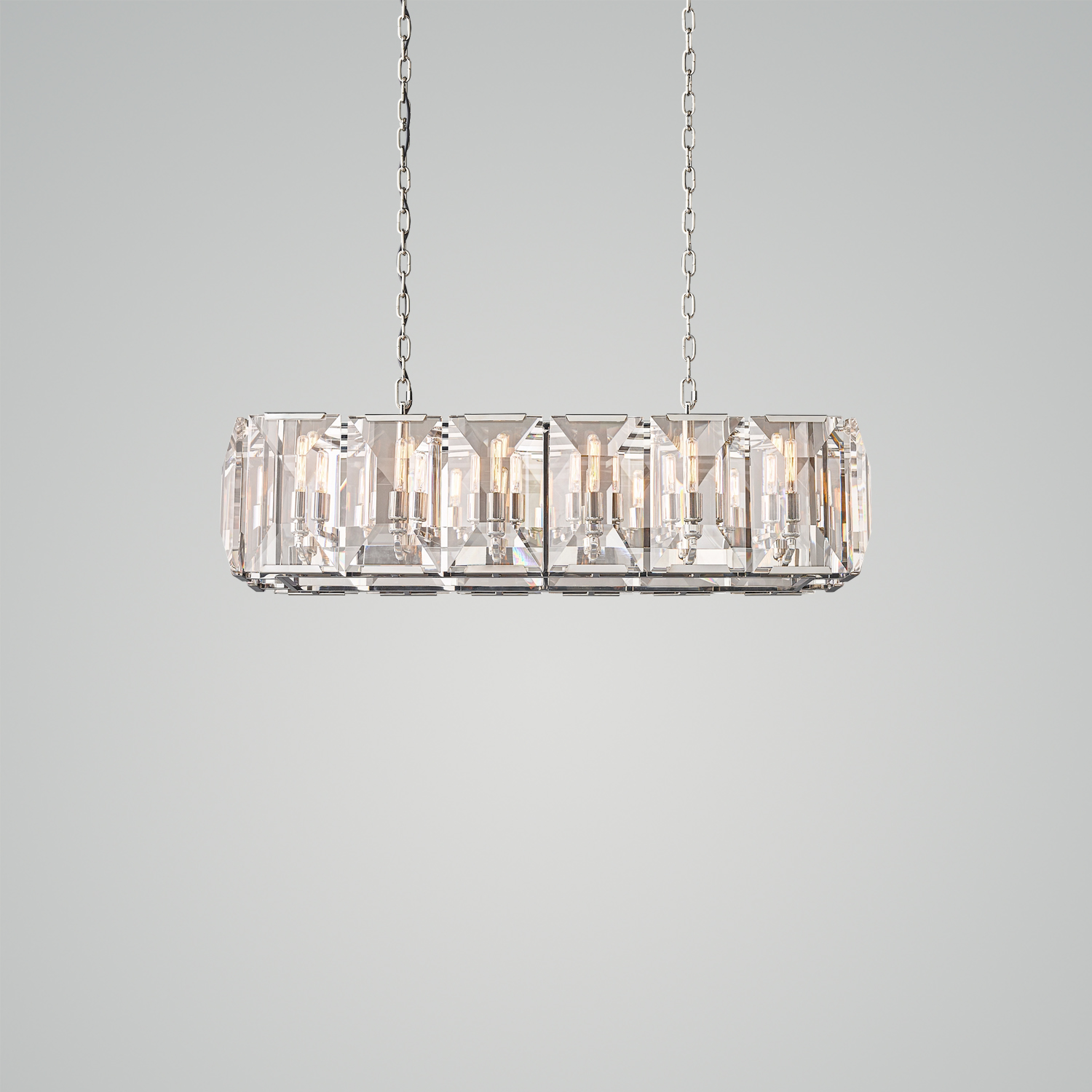 Harlow Crystal Rectangular Chandelier