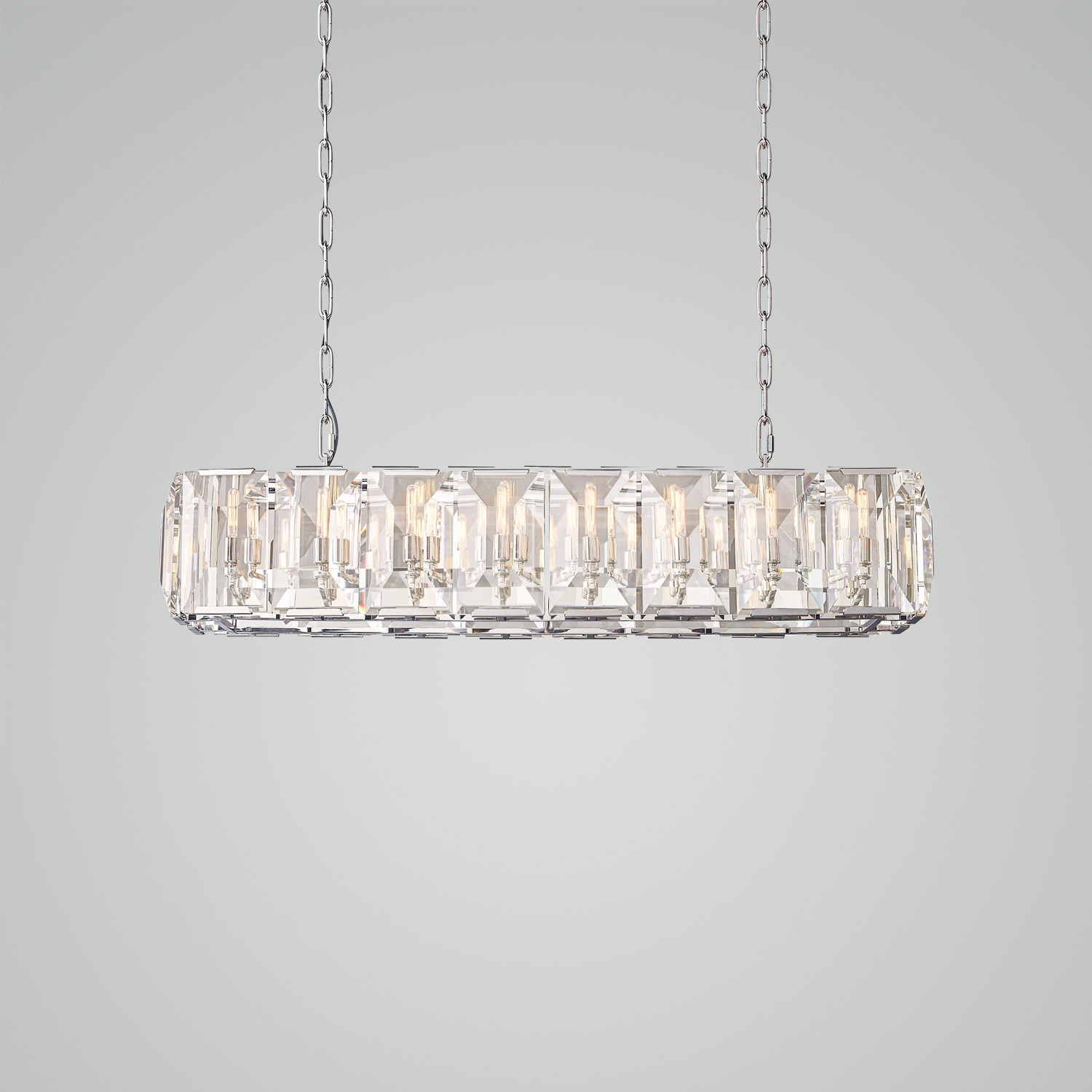 Harlow Crystal Rectangular Chandelier