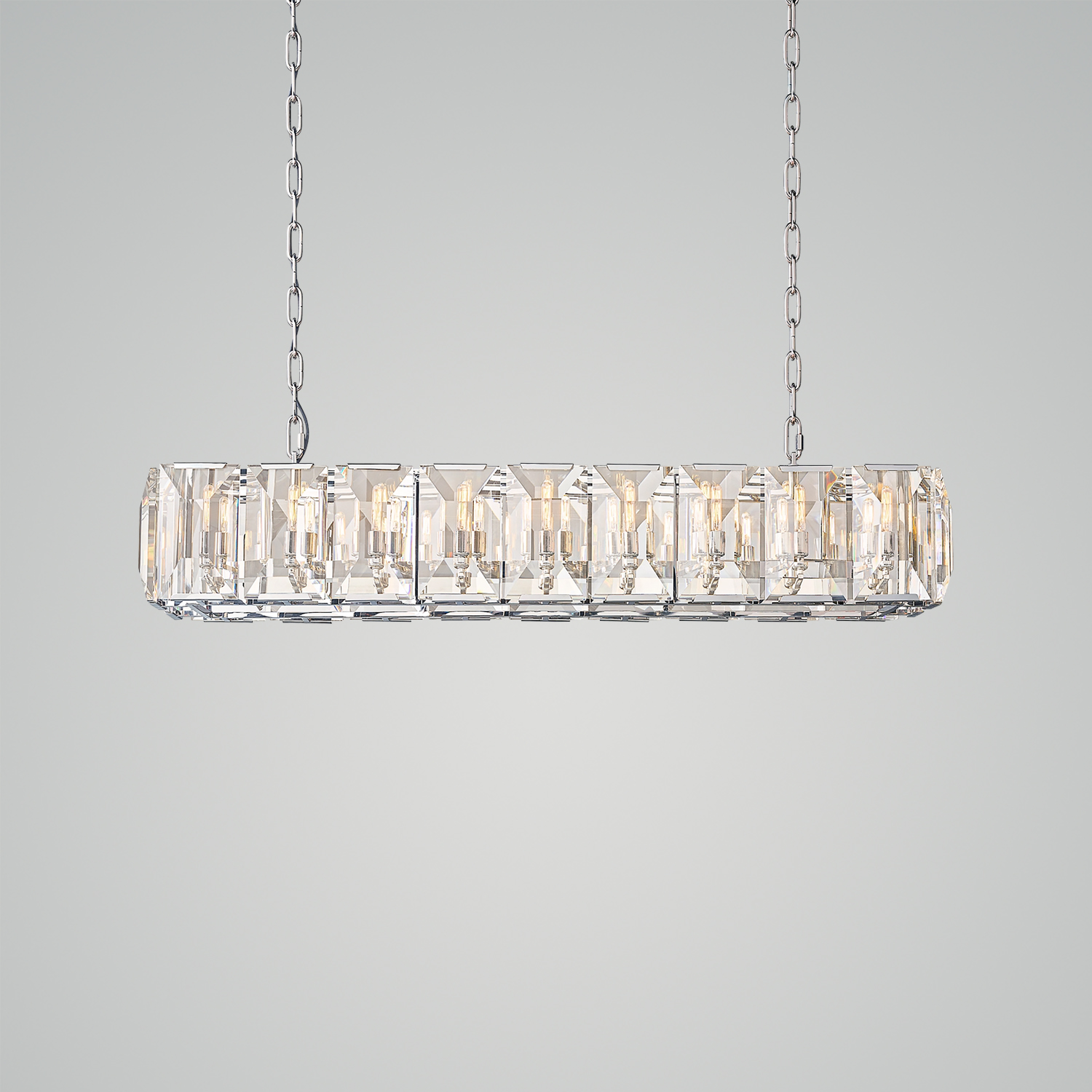 Harlow Crystal Rectangular Chandelier