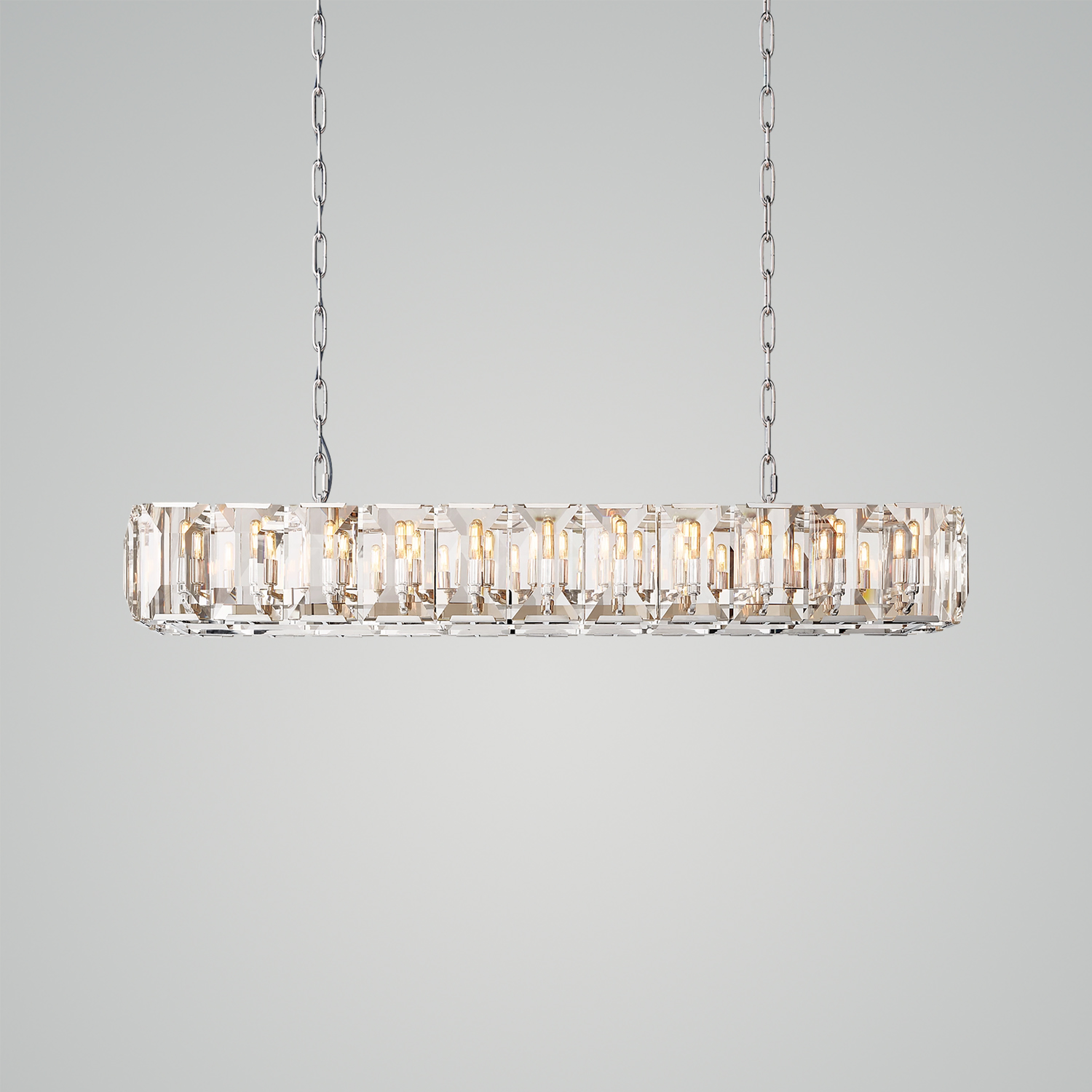 Harlow Crystal Rectangular Chandelier