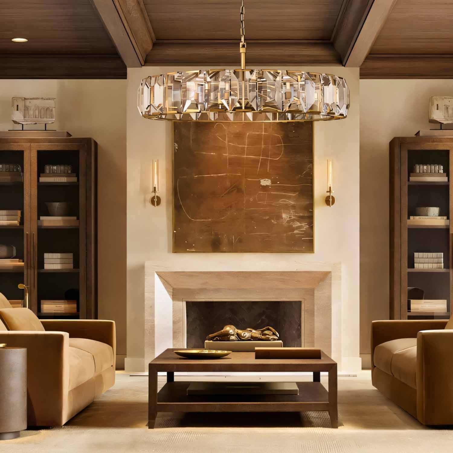 Harlow Crystal Round Chandelier