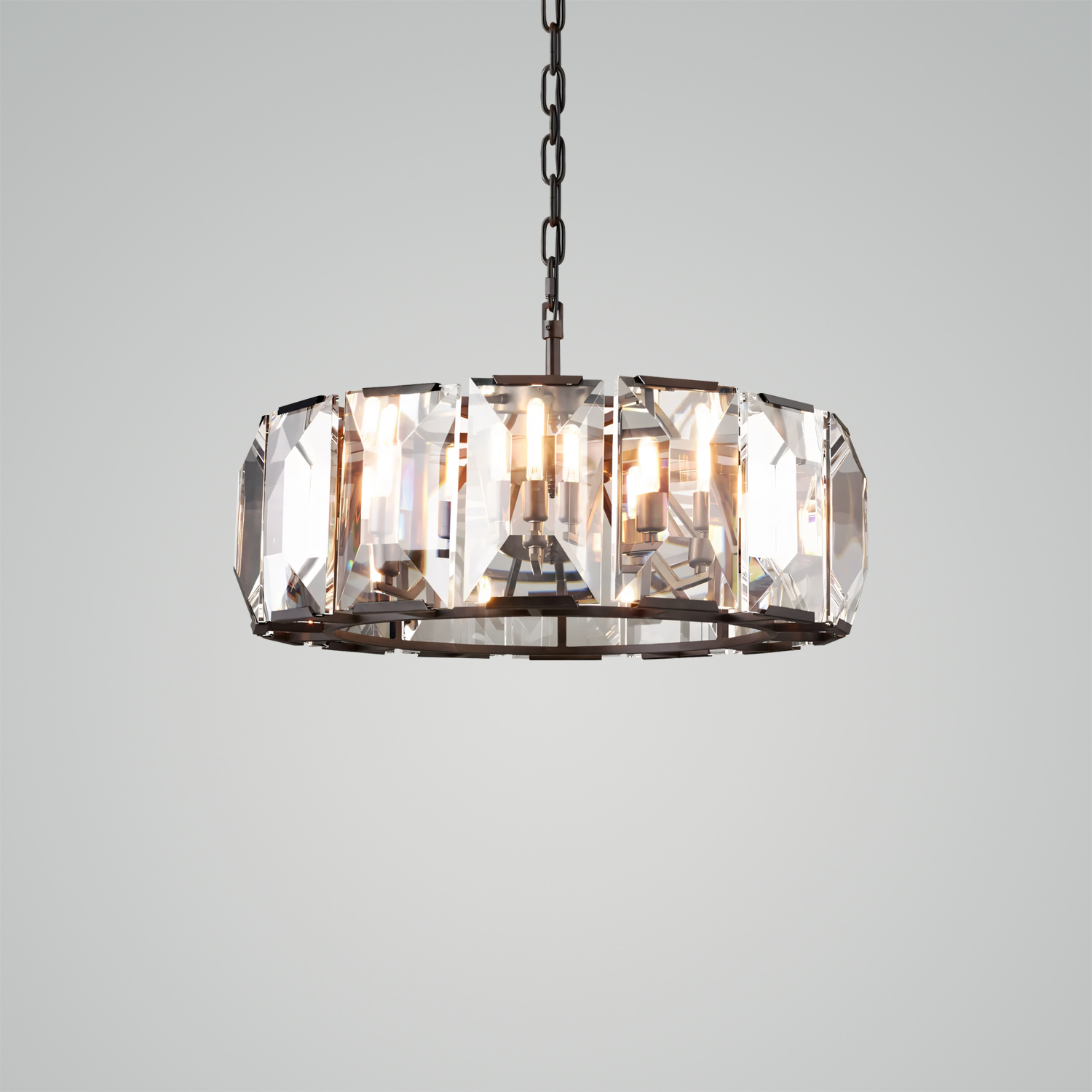 Harlow Crystal Round Chandelier