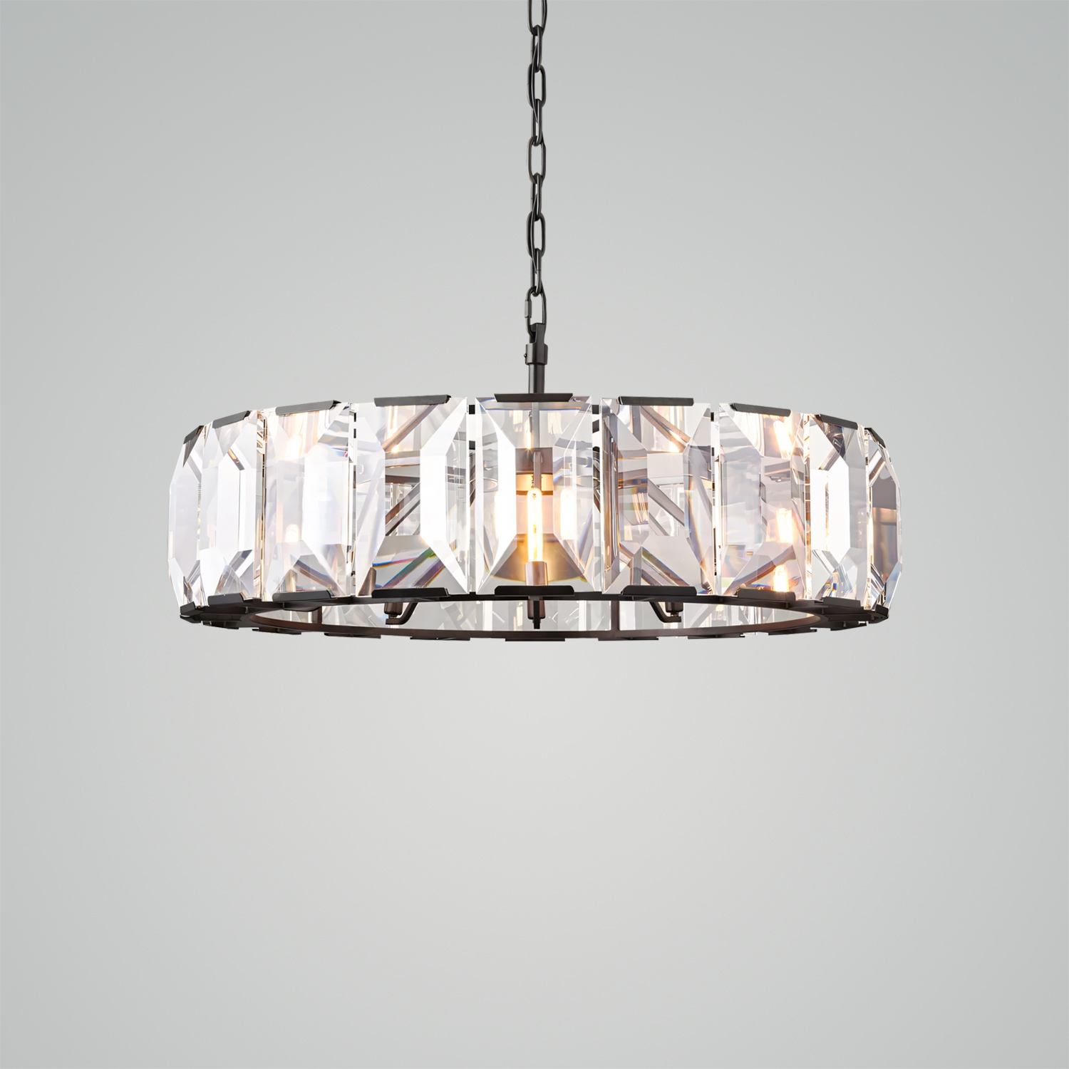 Harlow Crystal Round Chandelier