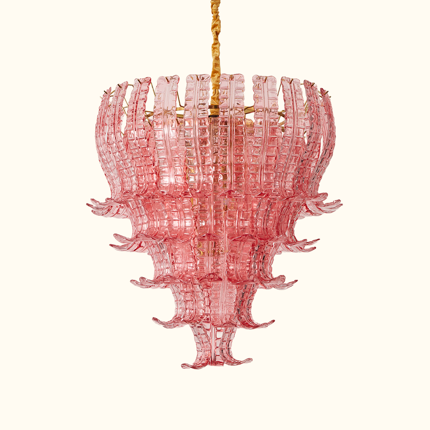 Italian Murano Felci Glass Chandeliers