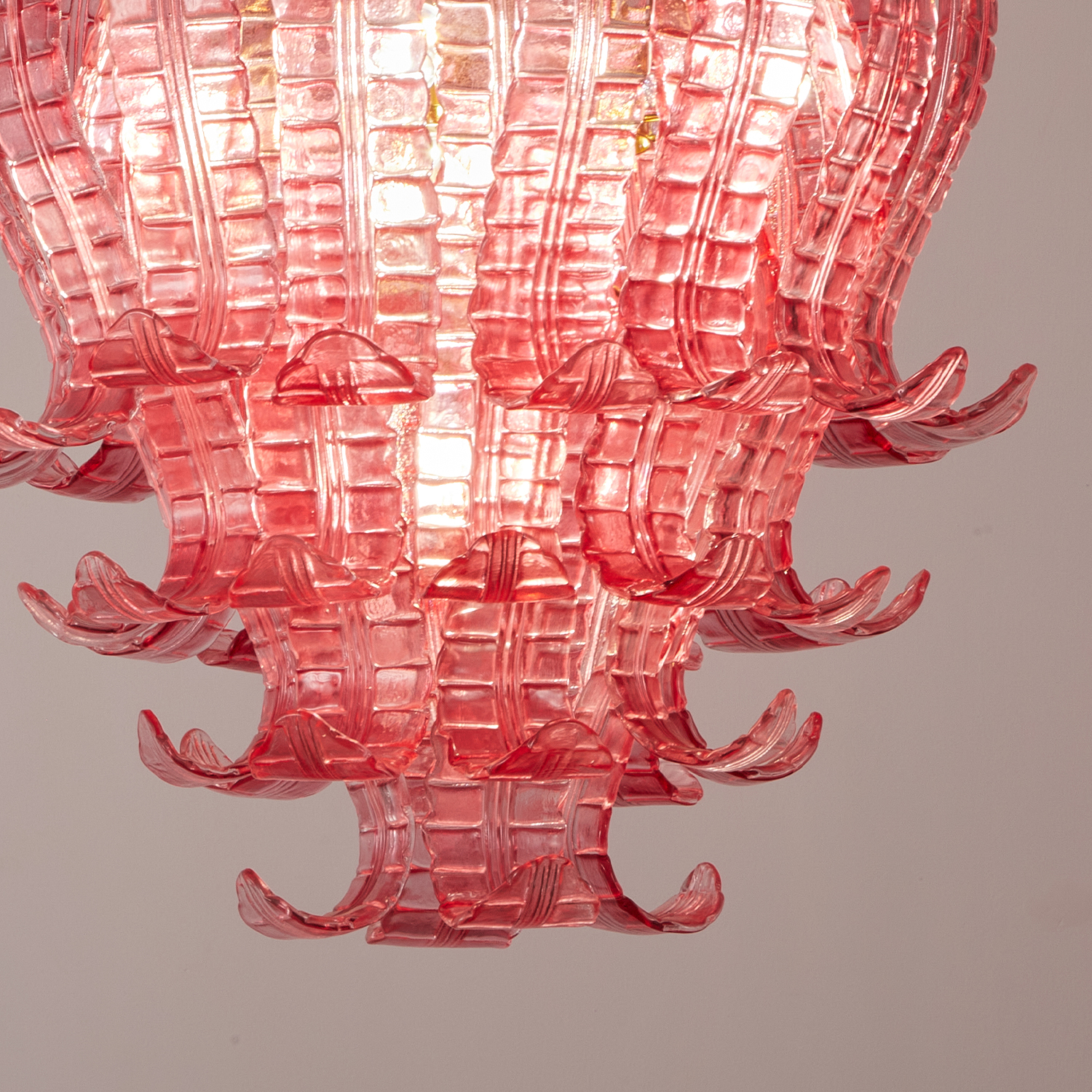 Italian Murano Felci Glass Chandeliers