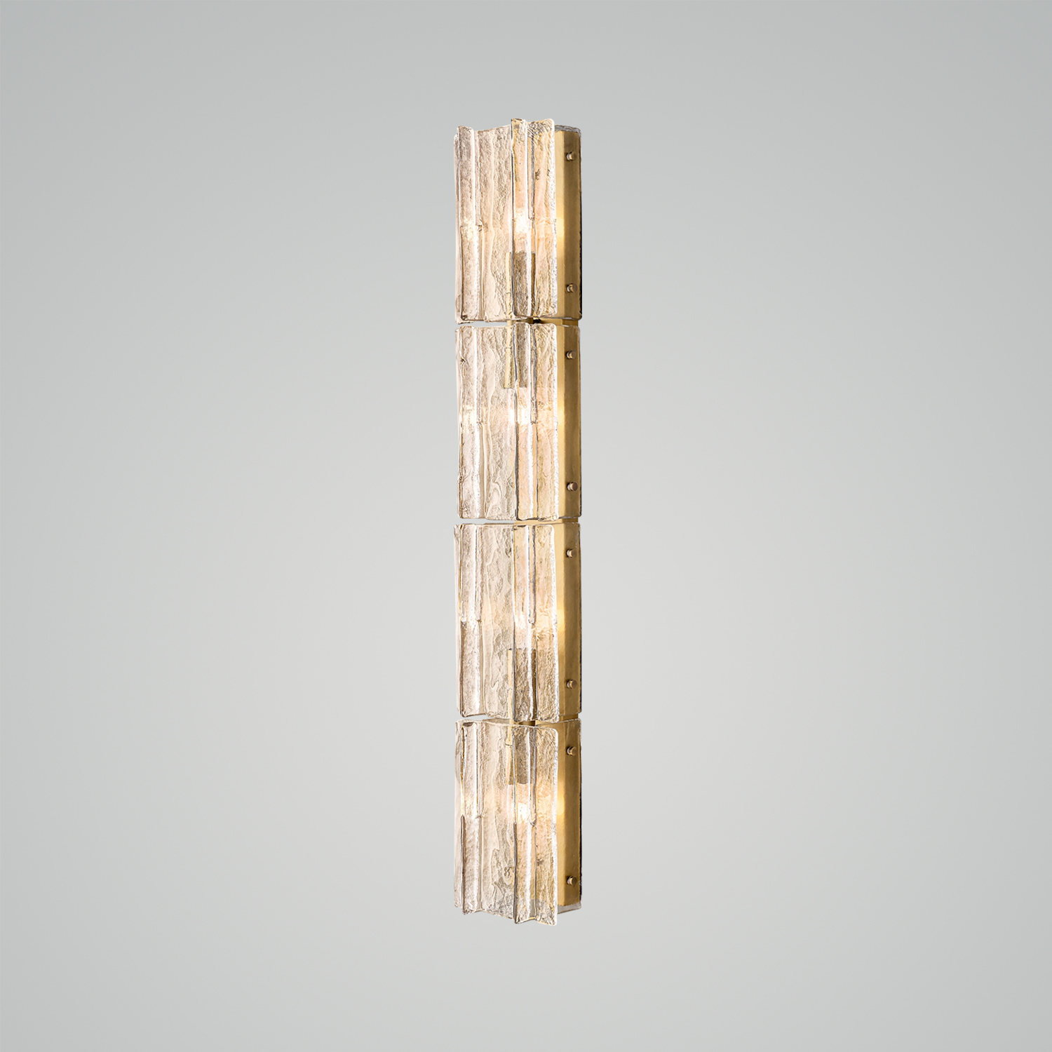 未上传 Lattice Clear Glass Sconce